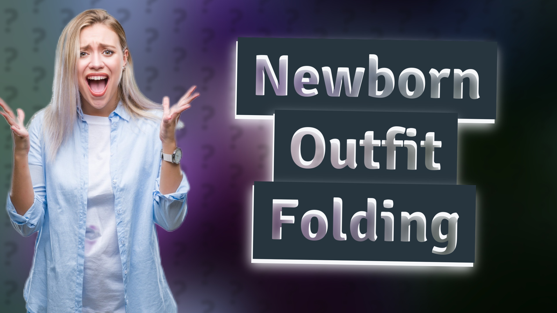 Newborn Outfit Folding