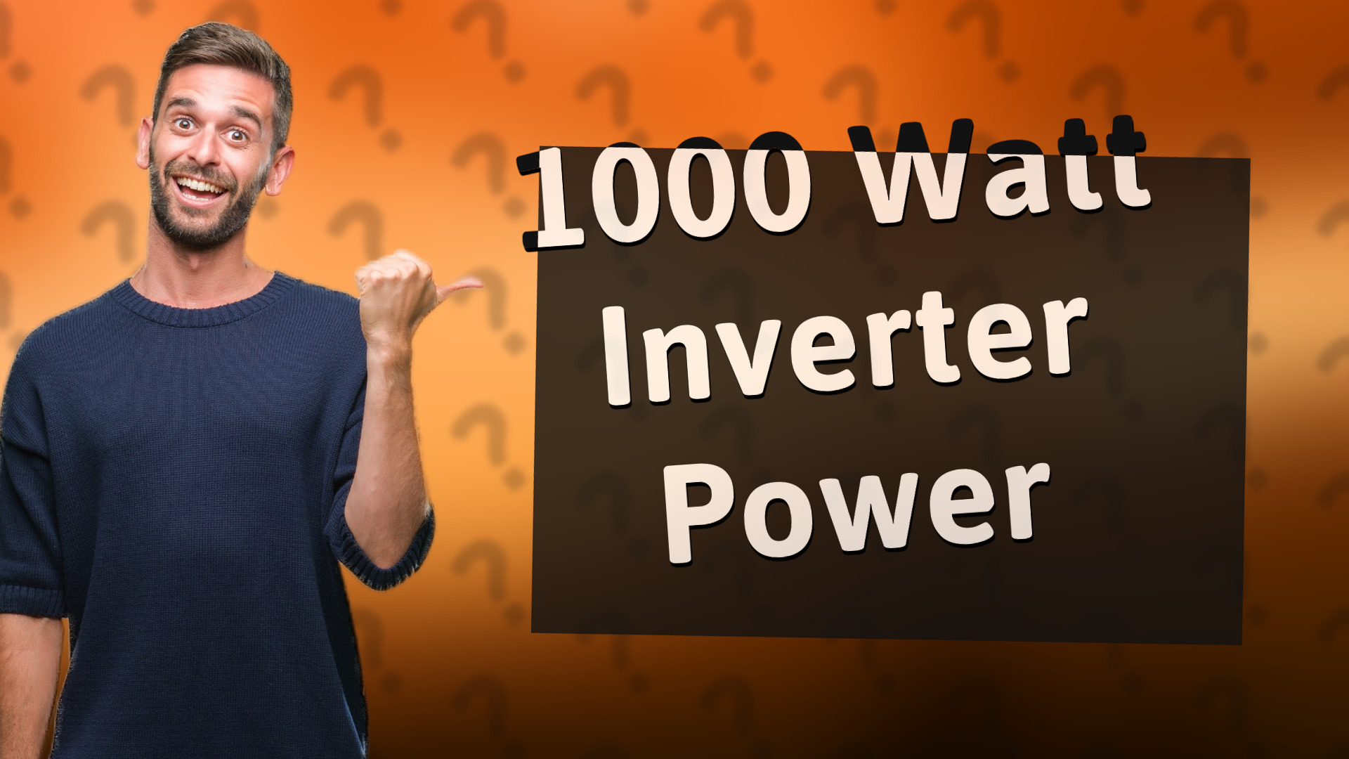 1000 Watt Inverter Power