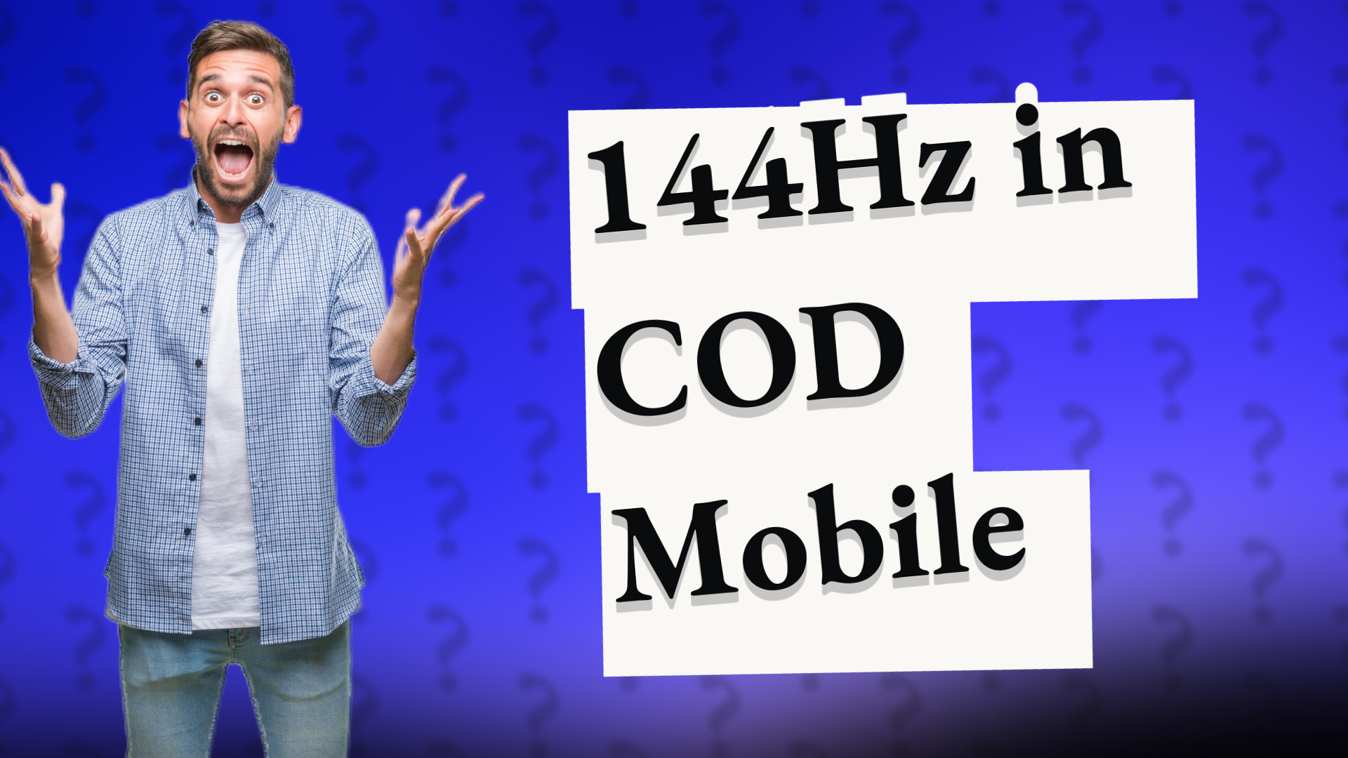 144Hz in COD Mobile