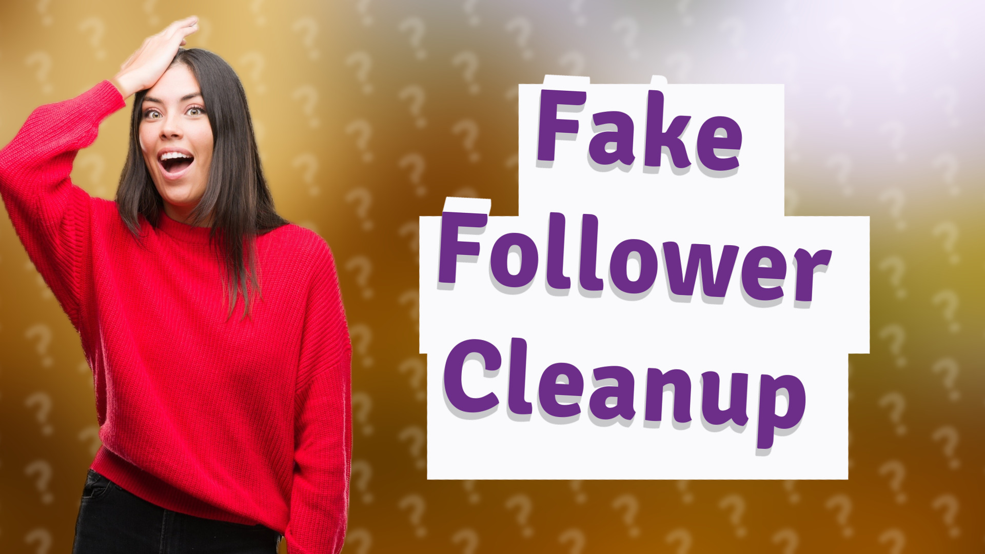 Fake Follower Cleanup