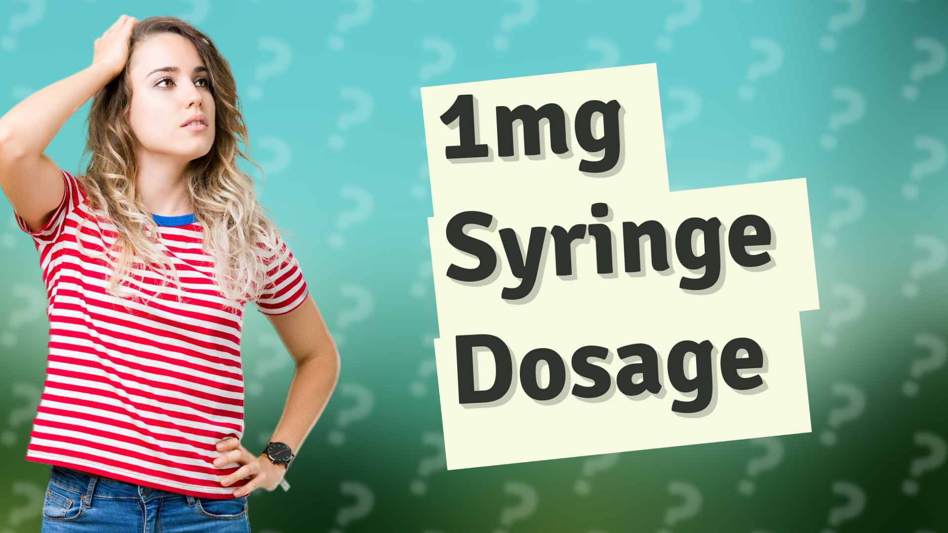 1mg Syringe Dosage