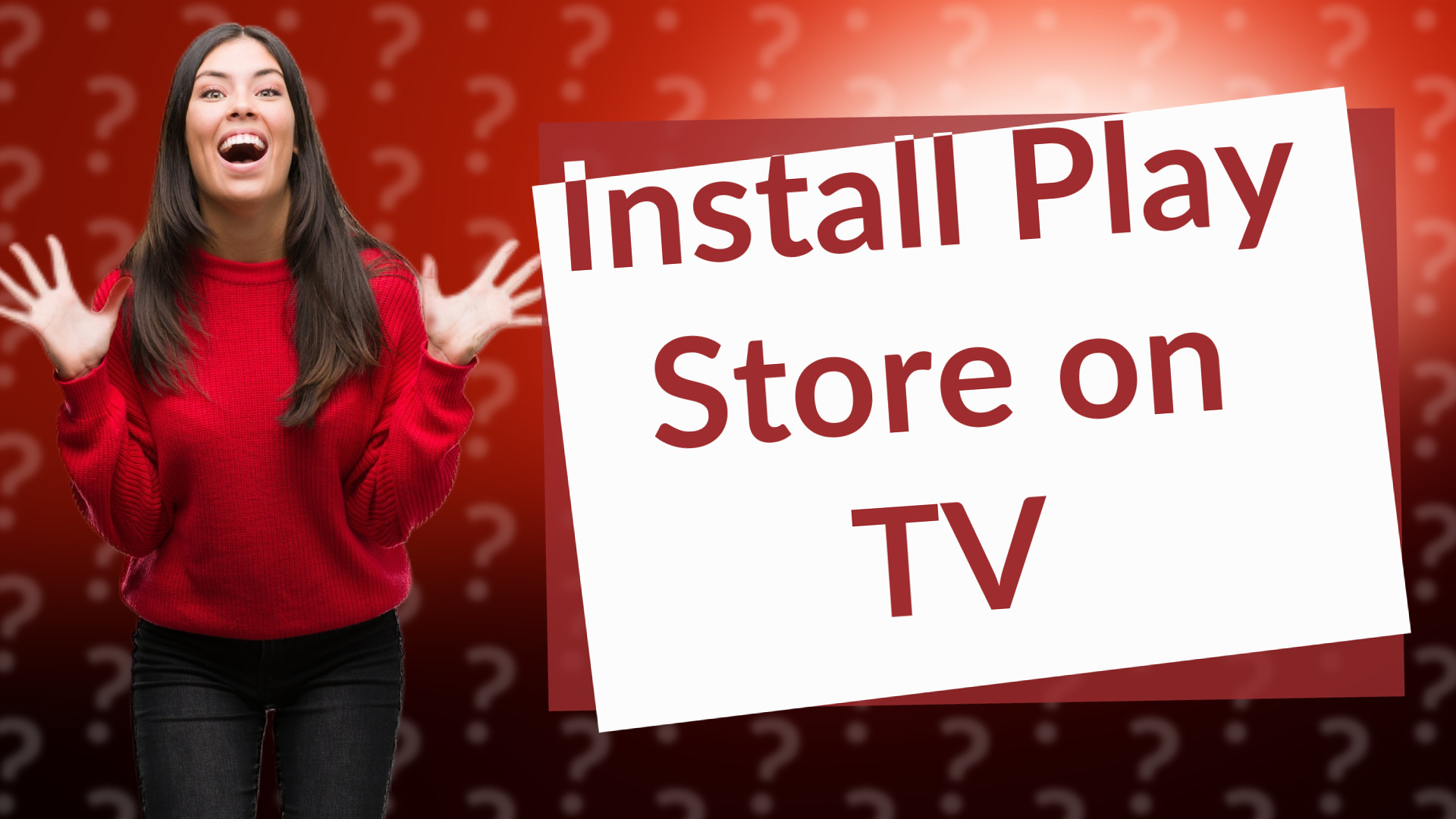 Install Play Store on TV
