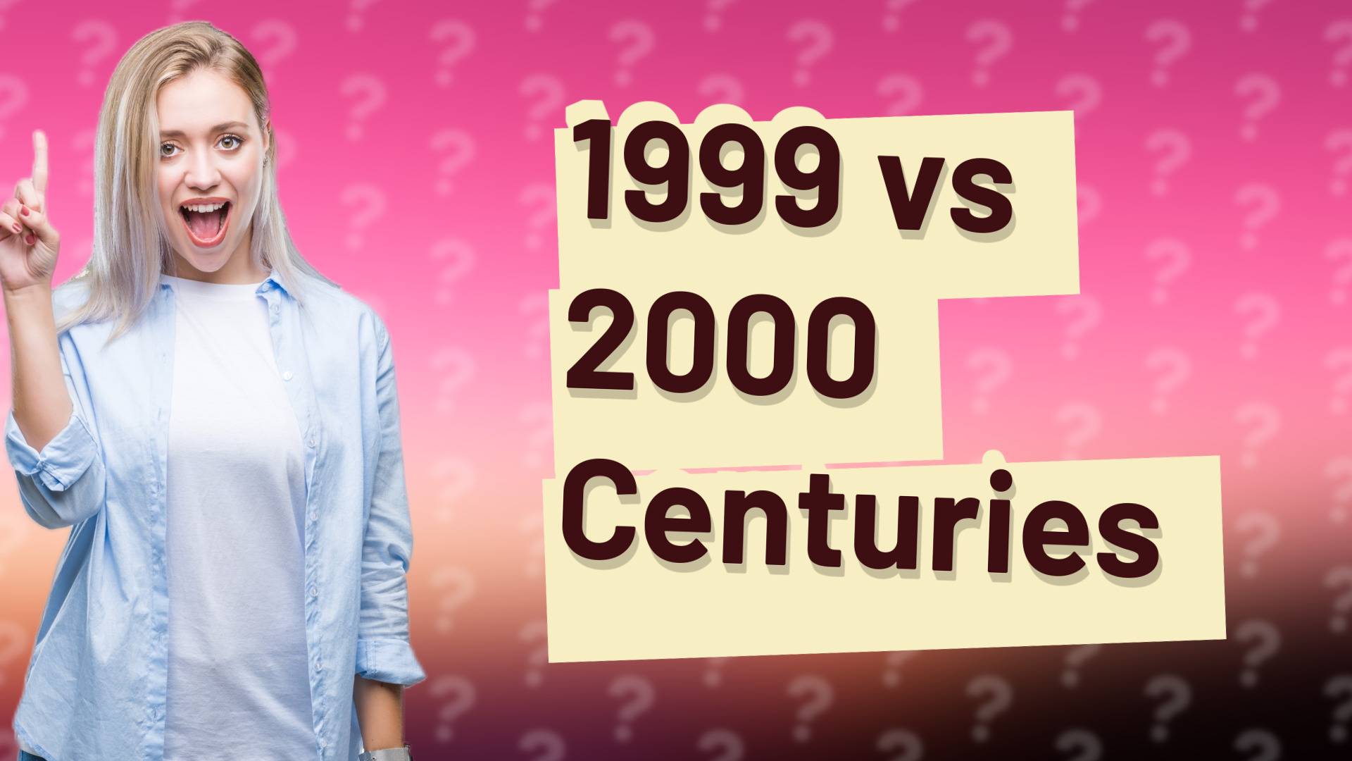 1999 vs 2000 Centuries