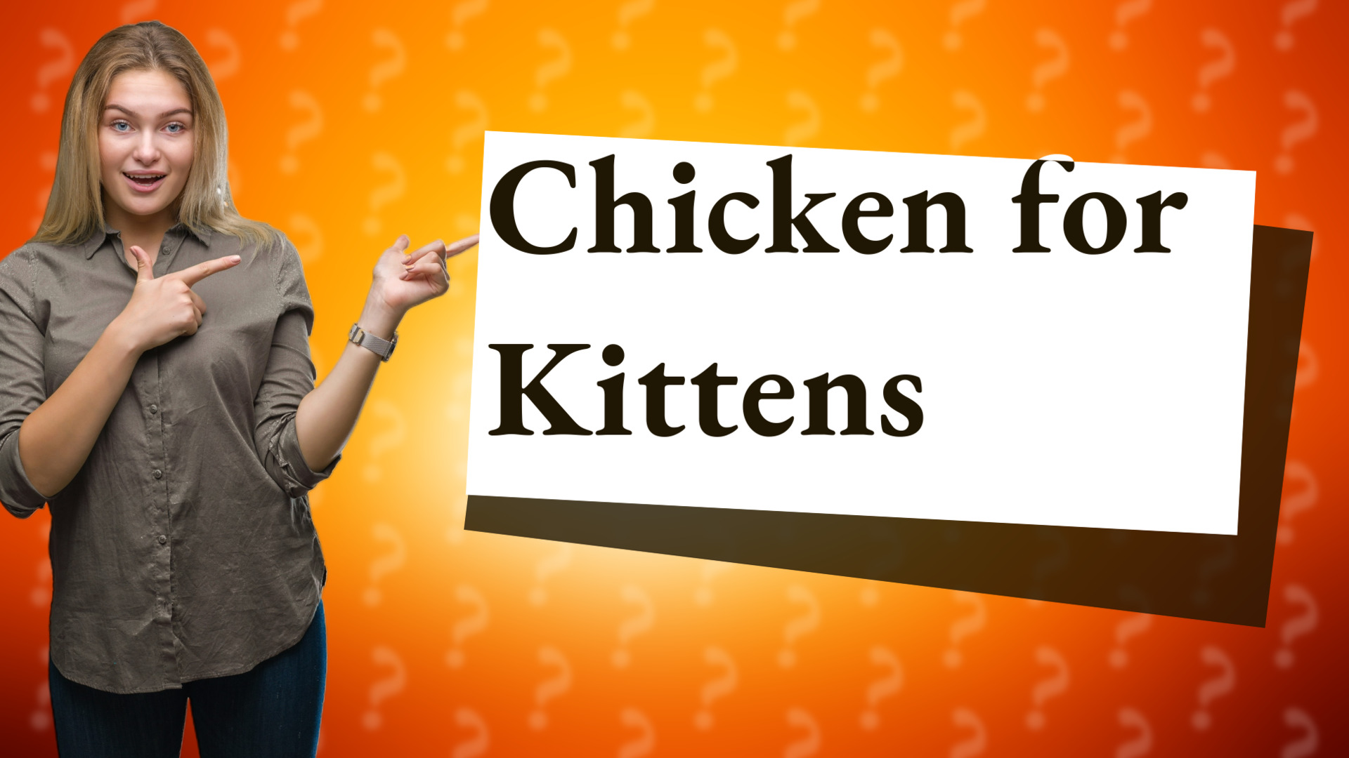 Chicken for Kittens