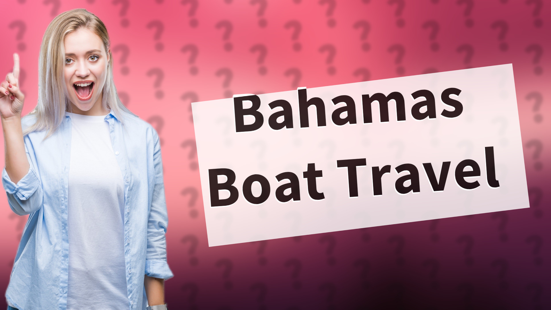 Bahamas Boat Travel