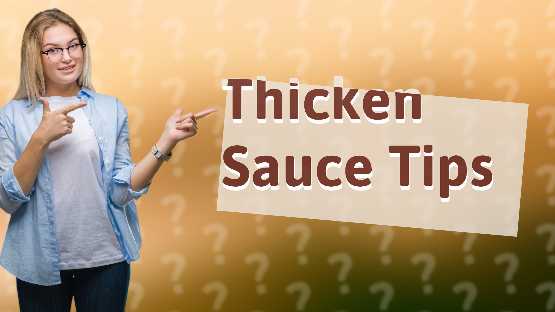 Thicken Sauce Tips