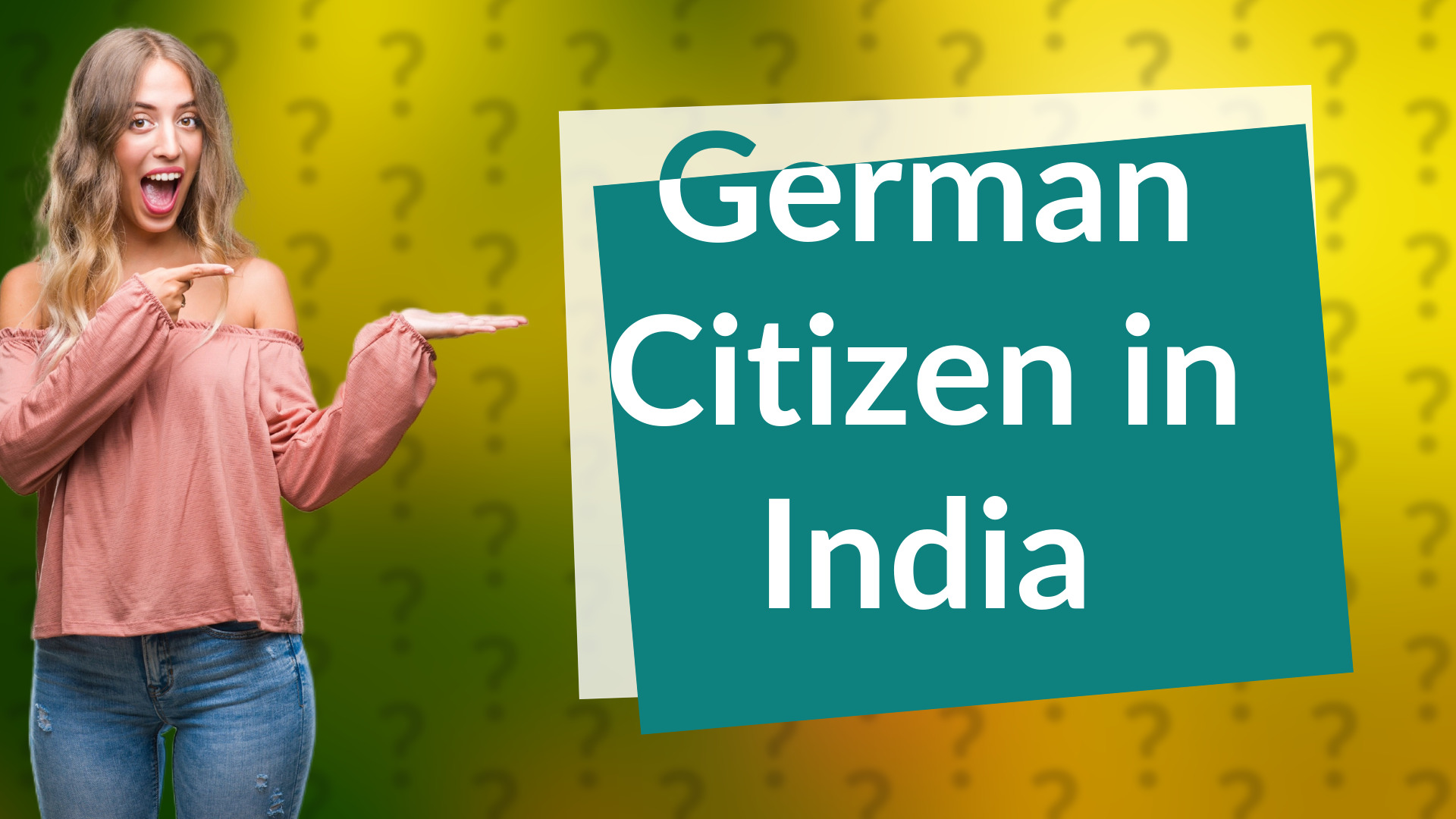 German Citizen in India