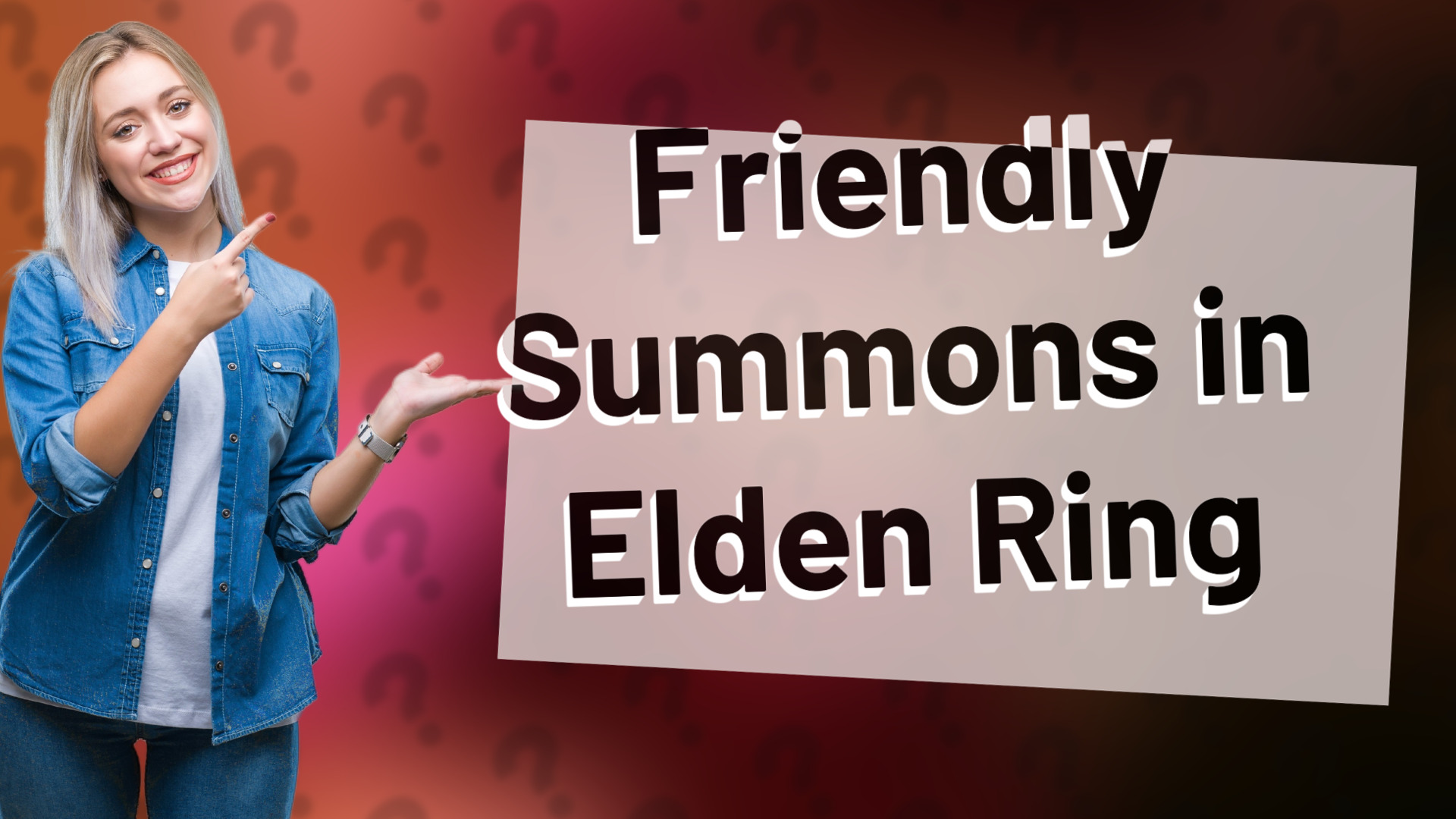 Friendly Summons in Elden Ring