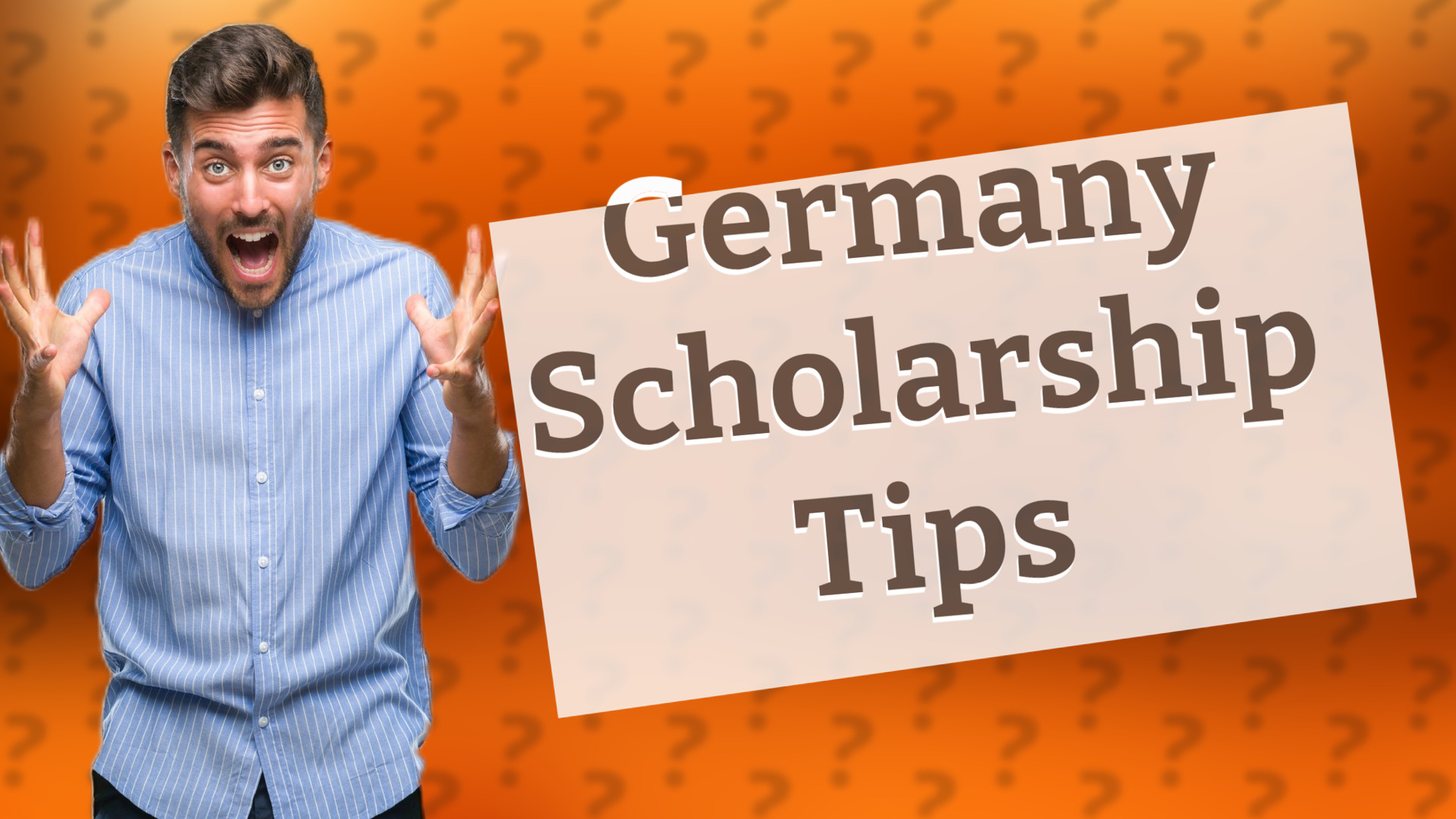 Germany Scholarship Tips