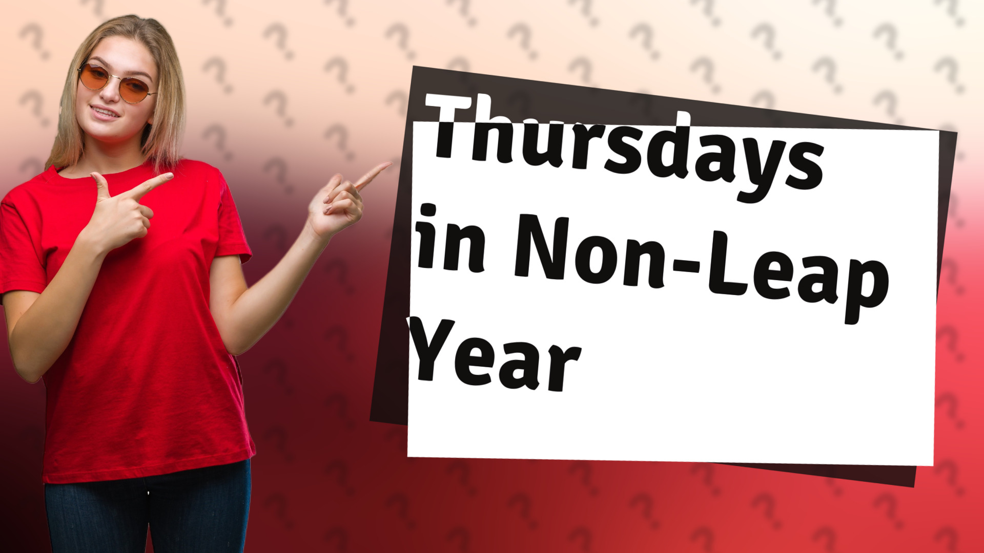 Thursdays in Non-Leap Year