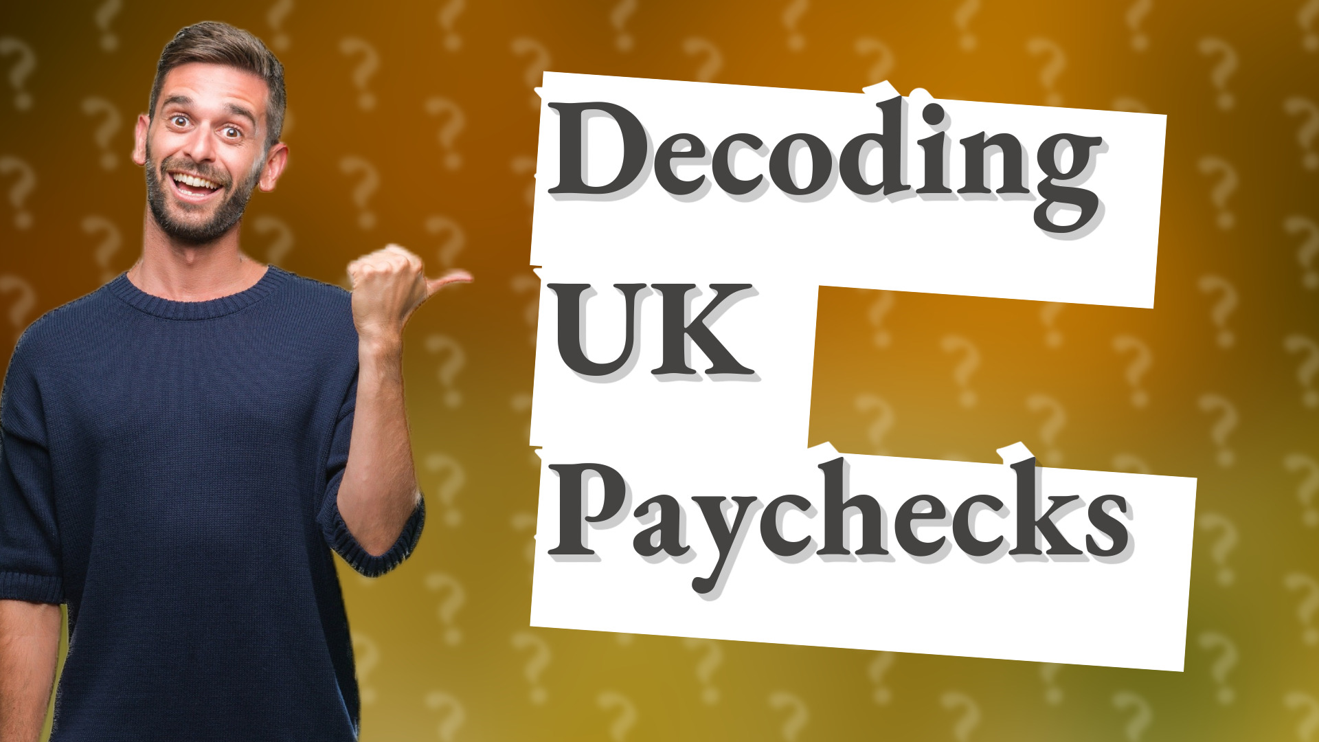 Decoding UK Paychecks
