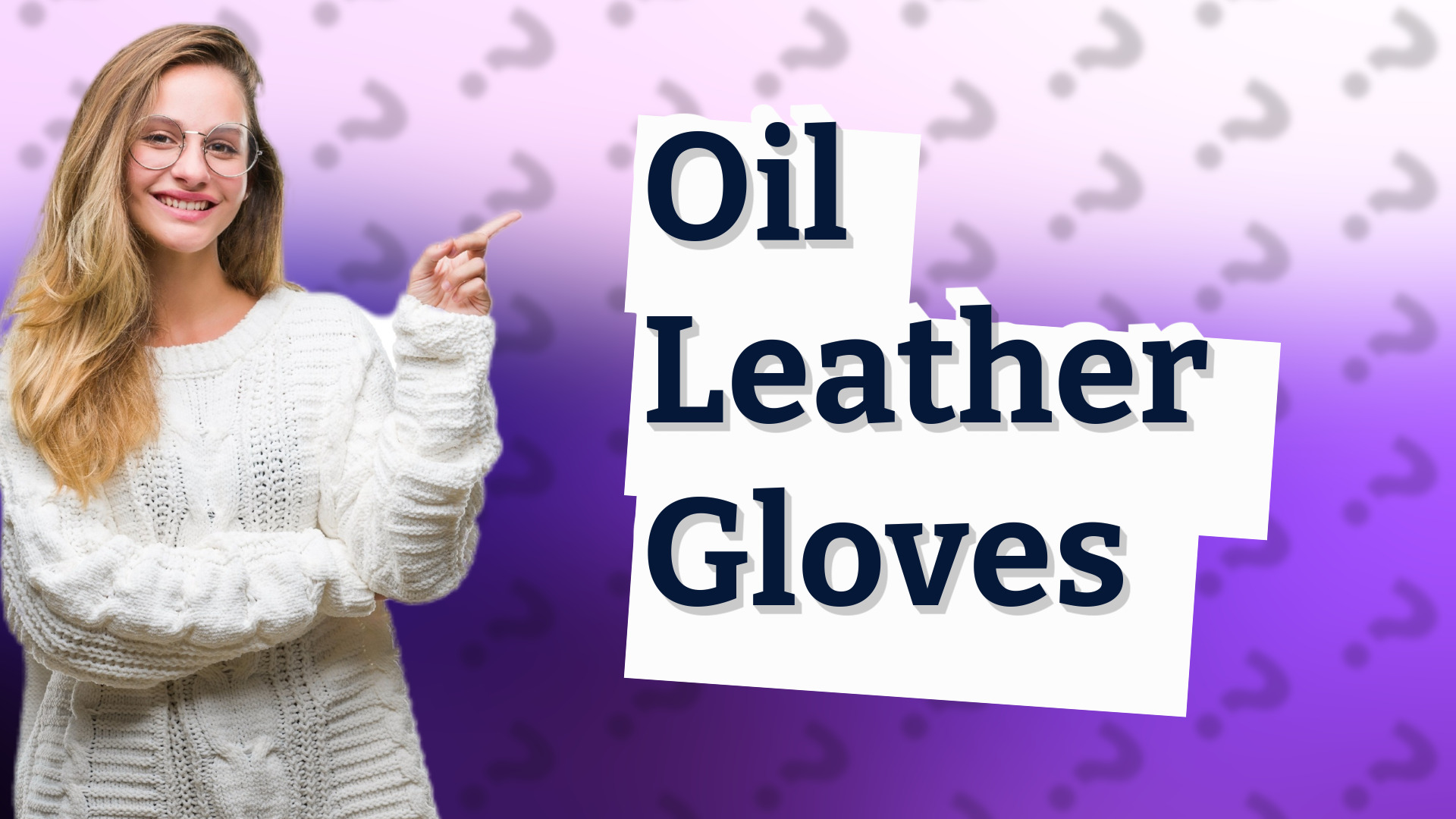 Oil Leather Gloves