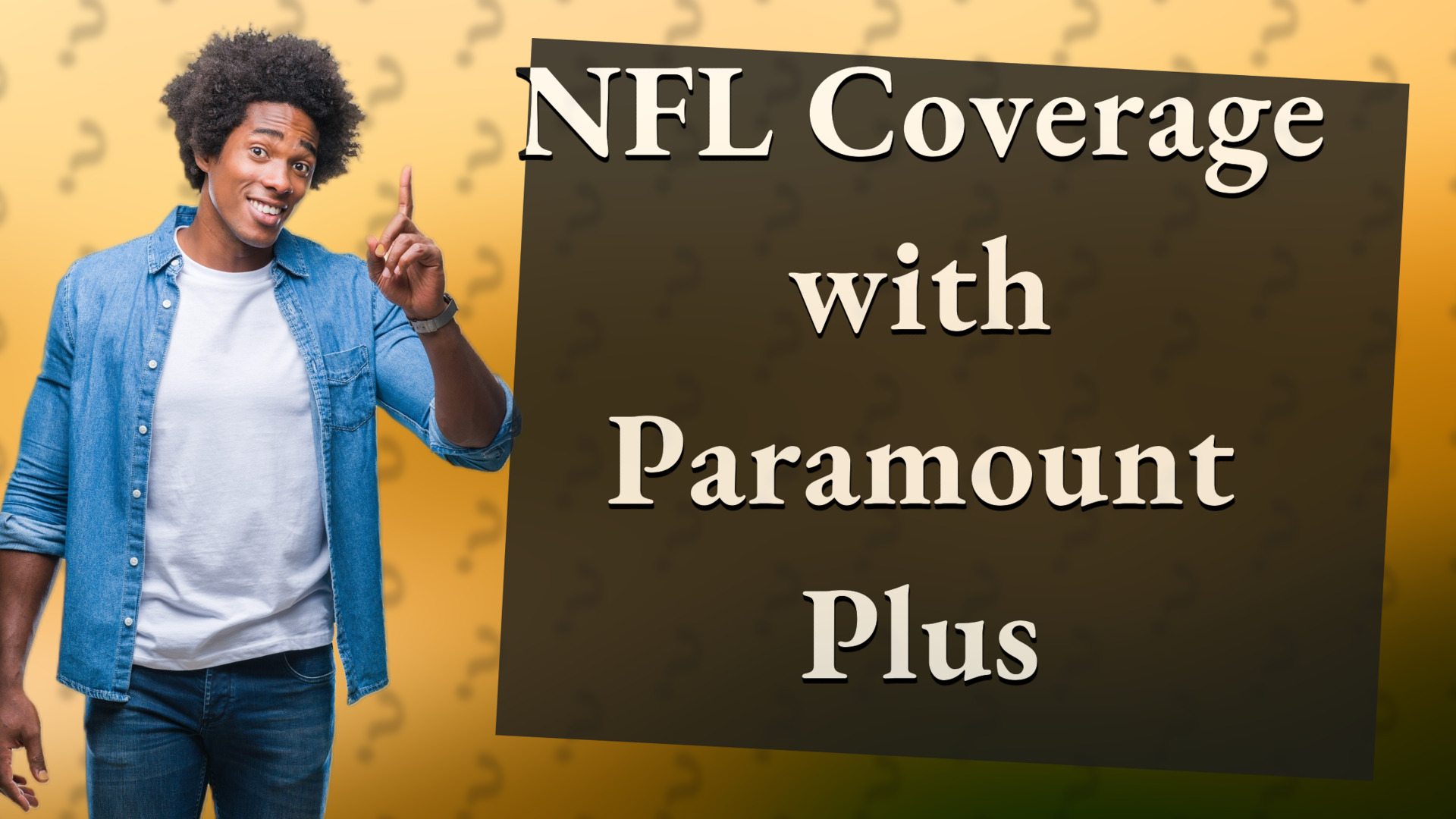 NFL Coverage with Paramount Plus