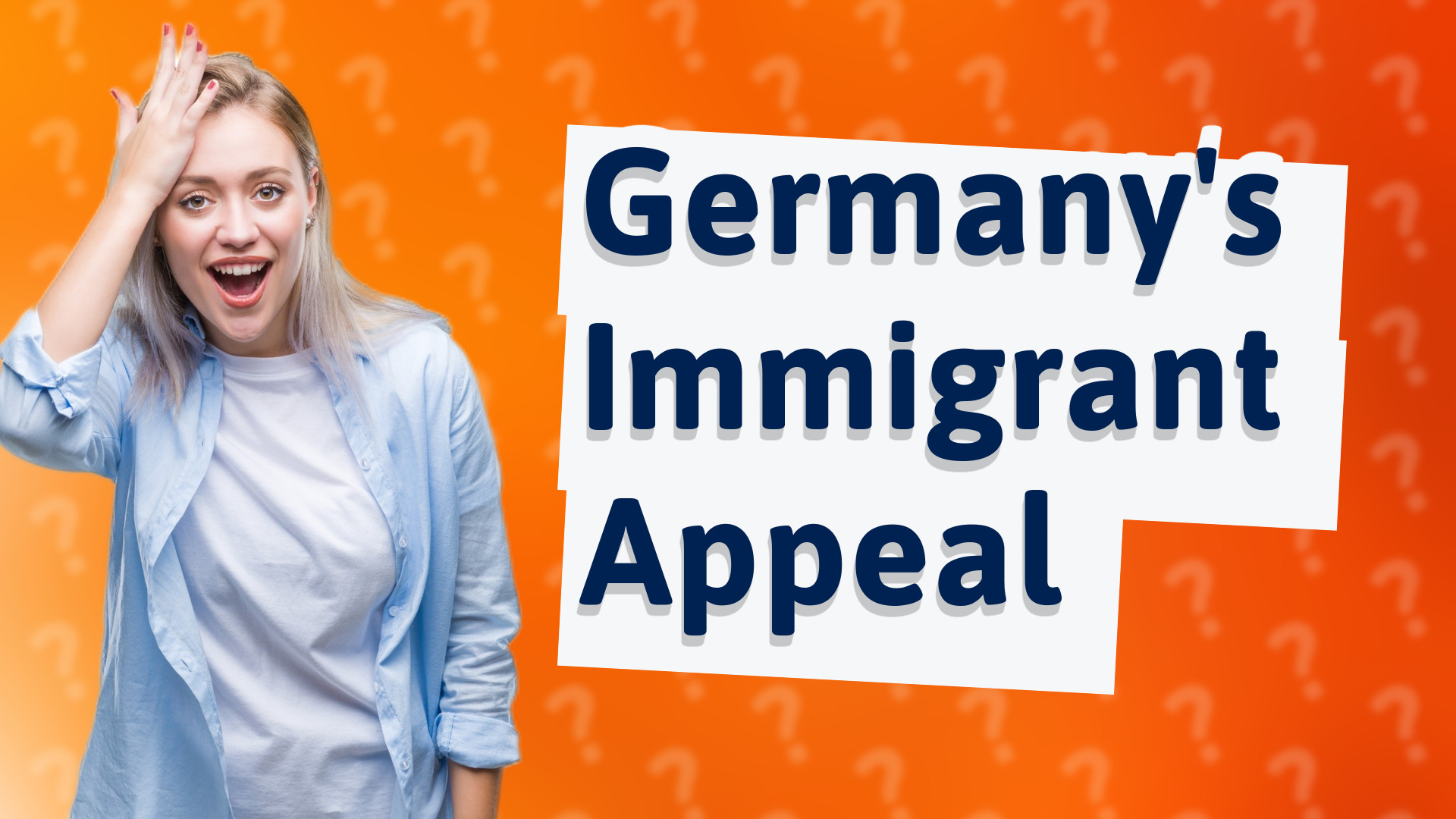 Germany's Immigrant Appeal