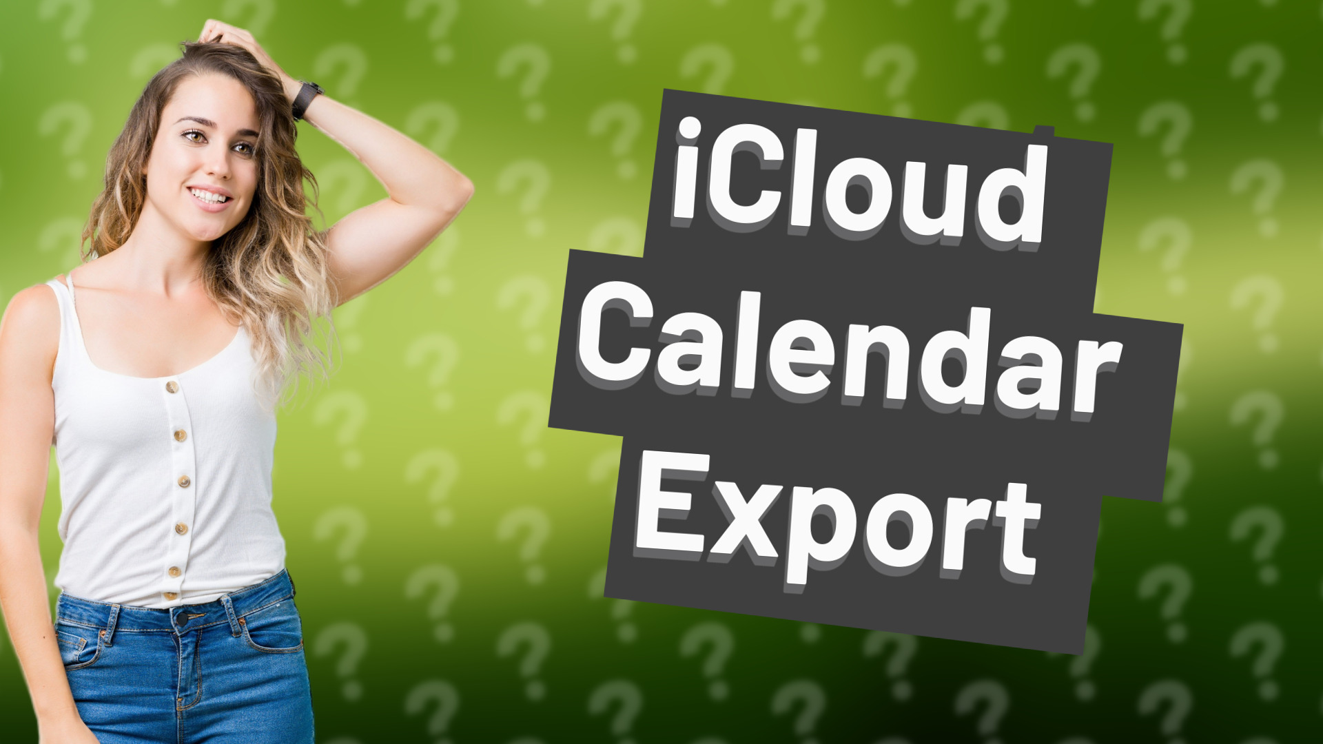 iCloud Calendar Export