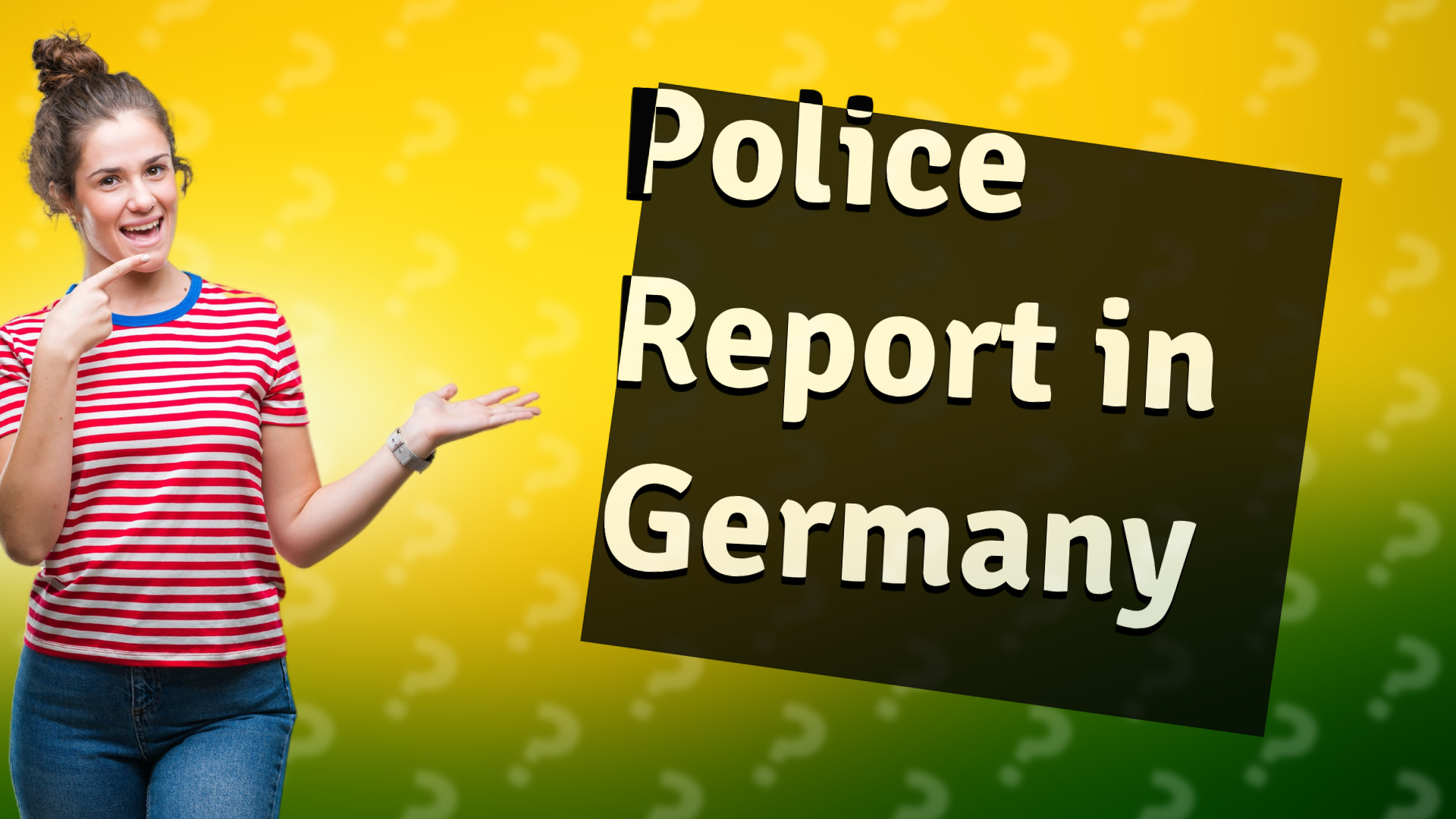 Police Report in Germany