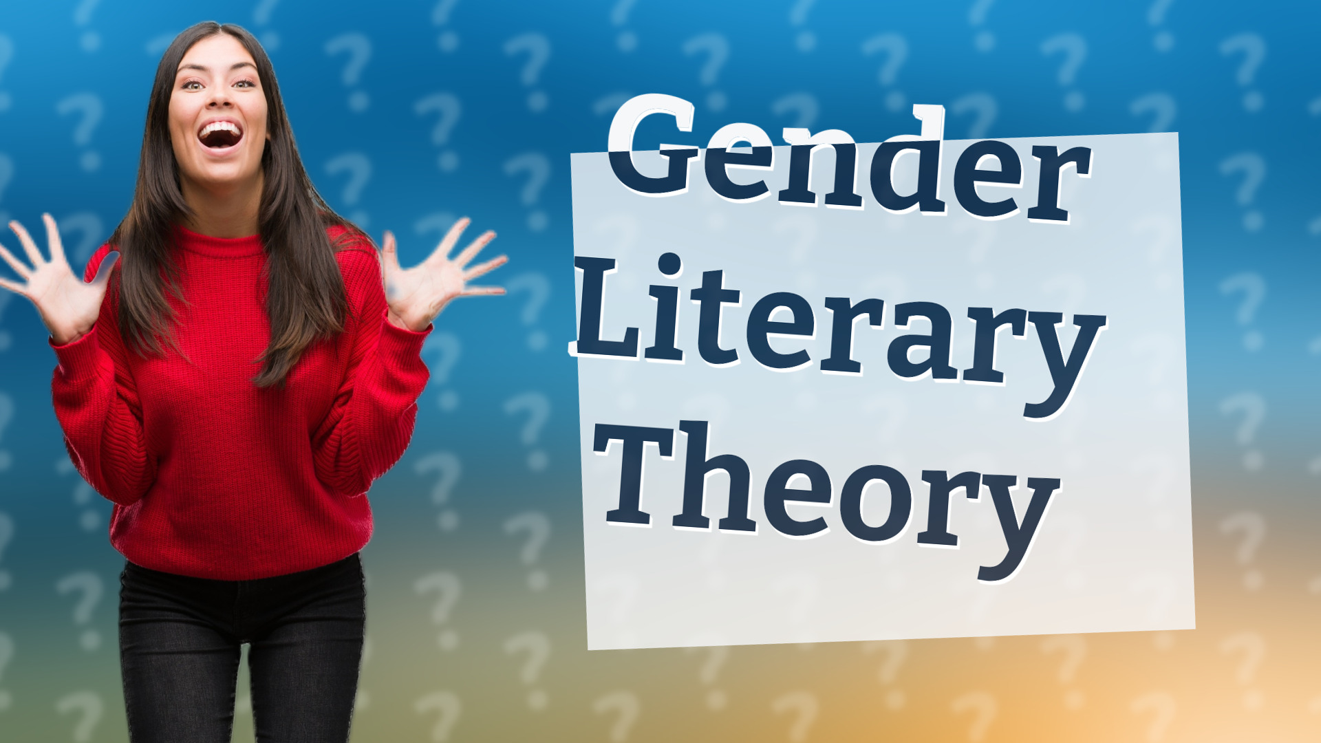 Gender Literary Theory