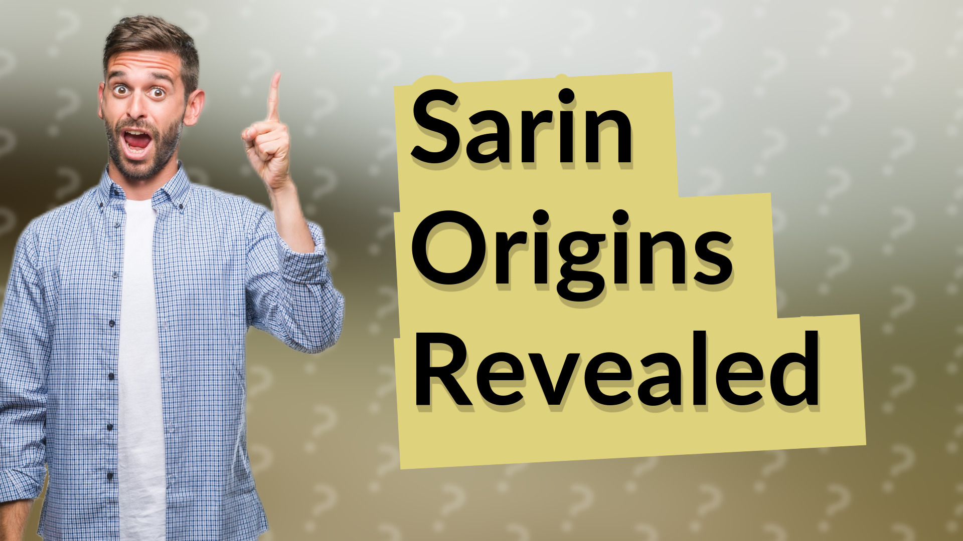 Sarin Origins Revealed