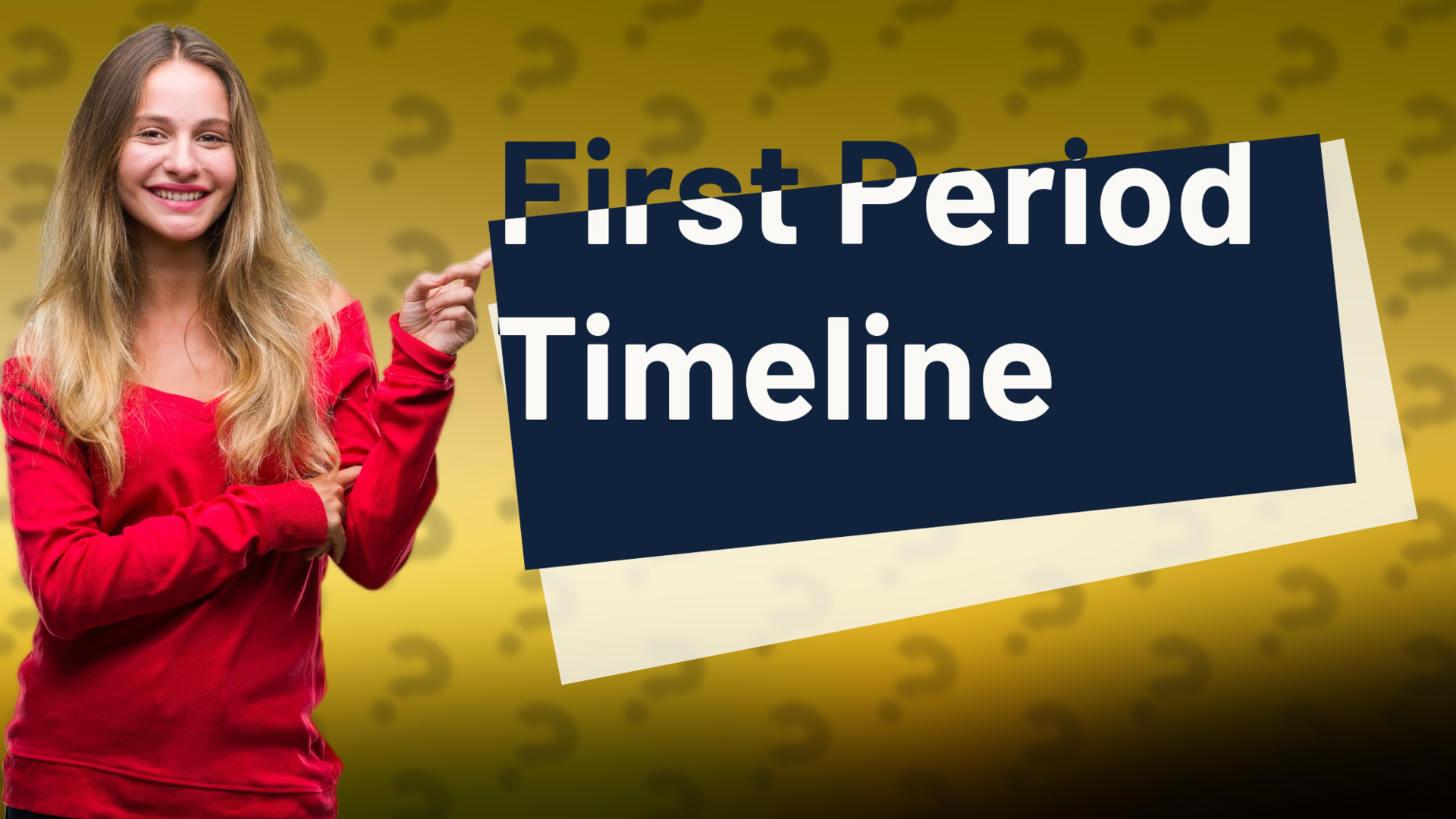 First Period Timeline