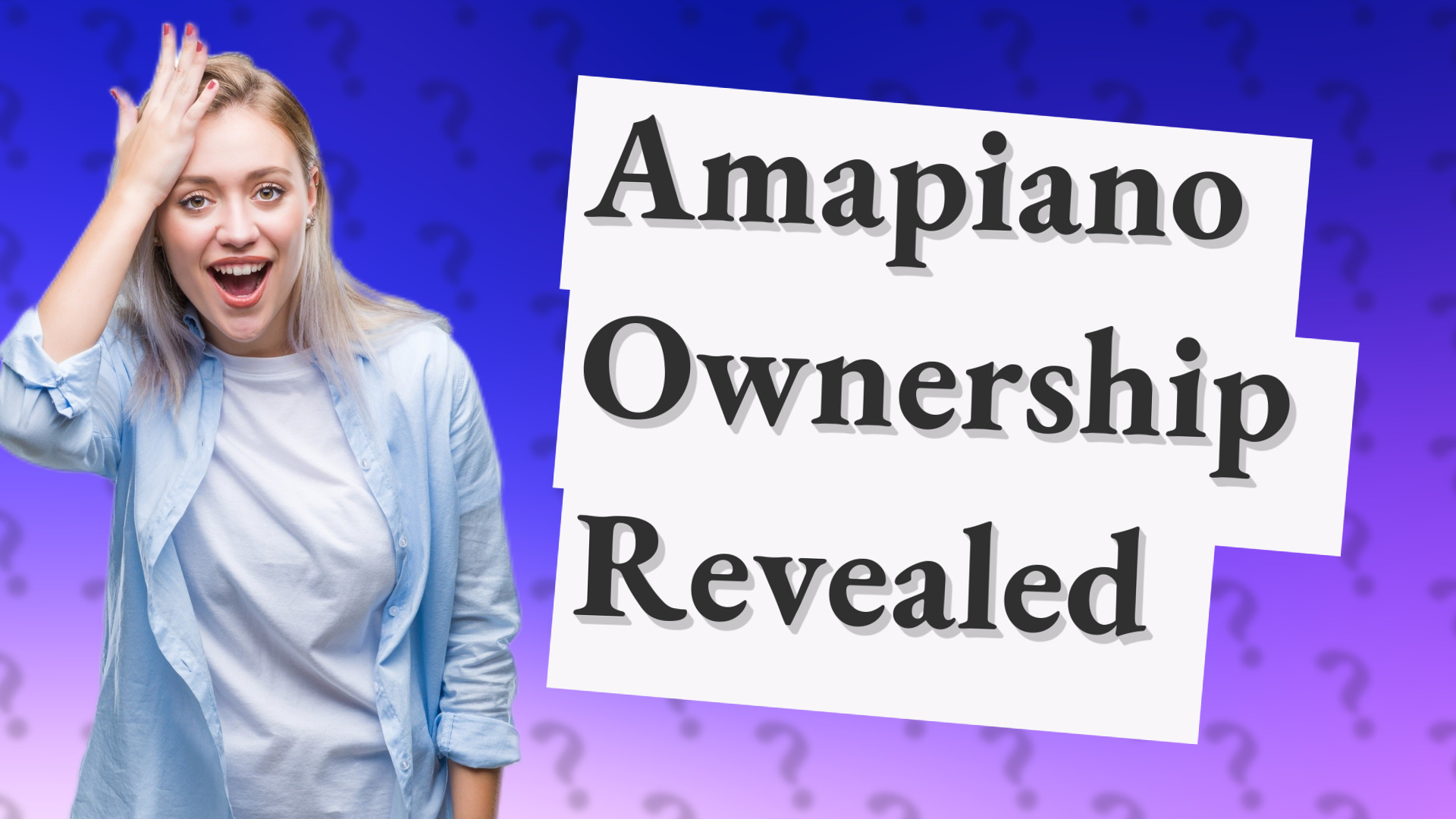 Amapiano Ownership Revealed
