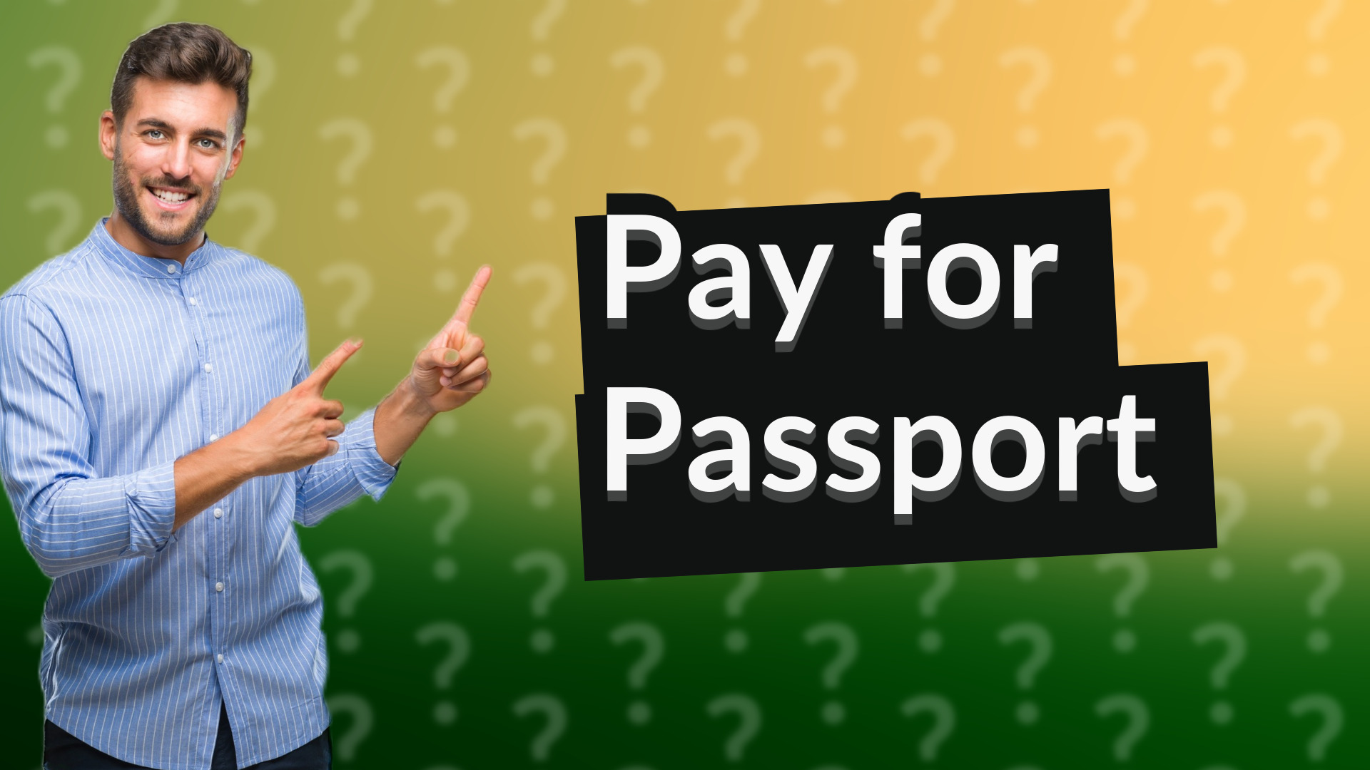 Pay for Passport