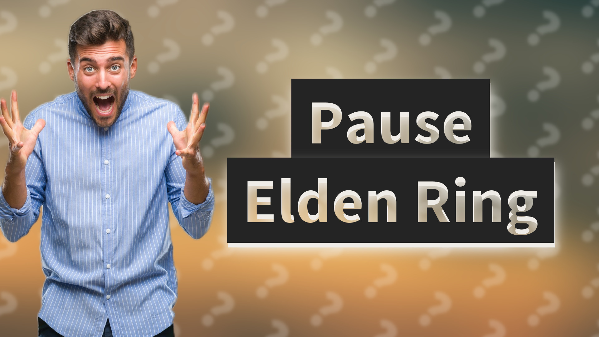 Pause Elden Ring