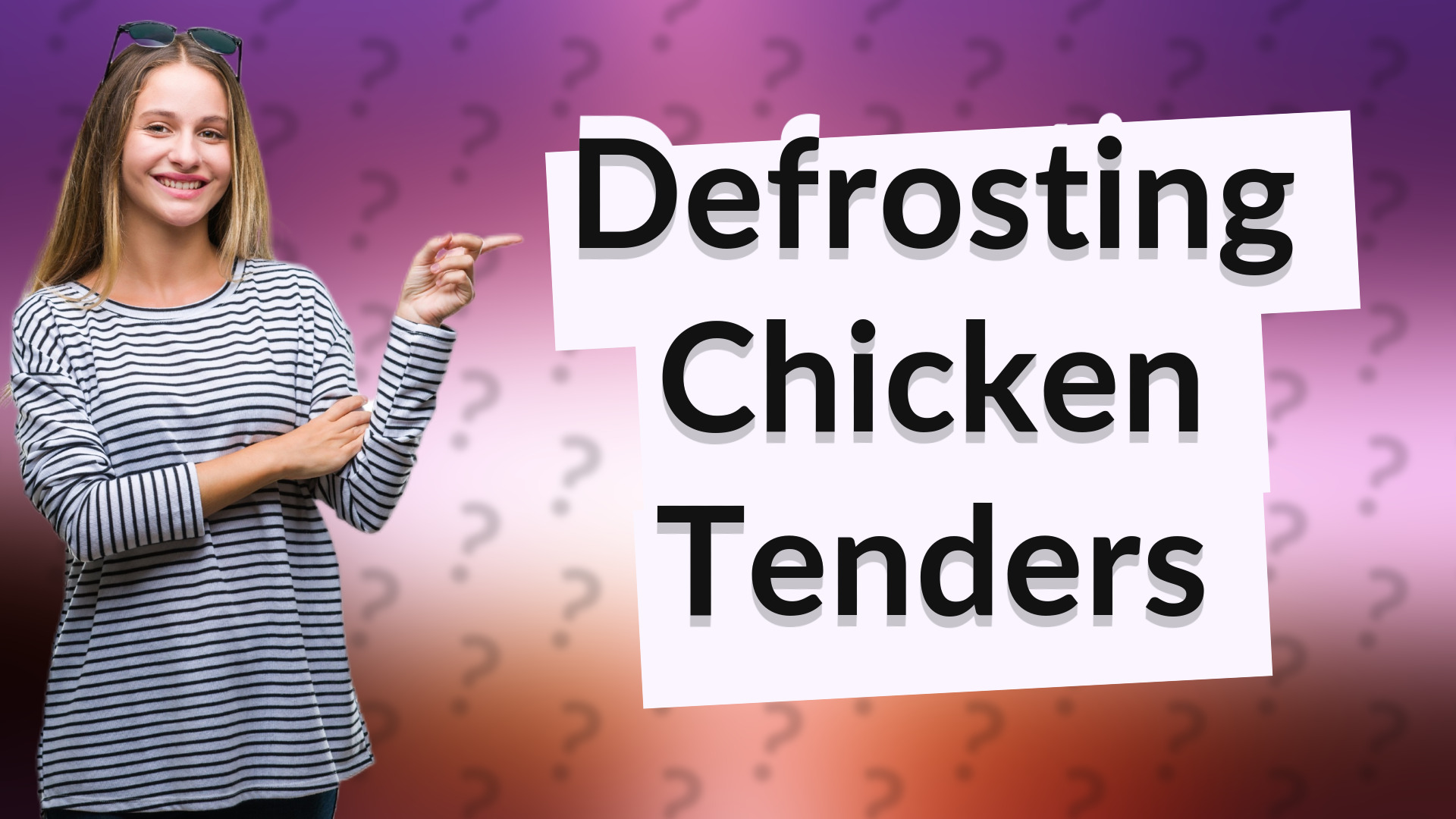 Defrosting Chicken Tenders