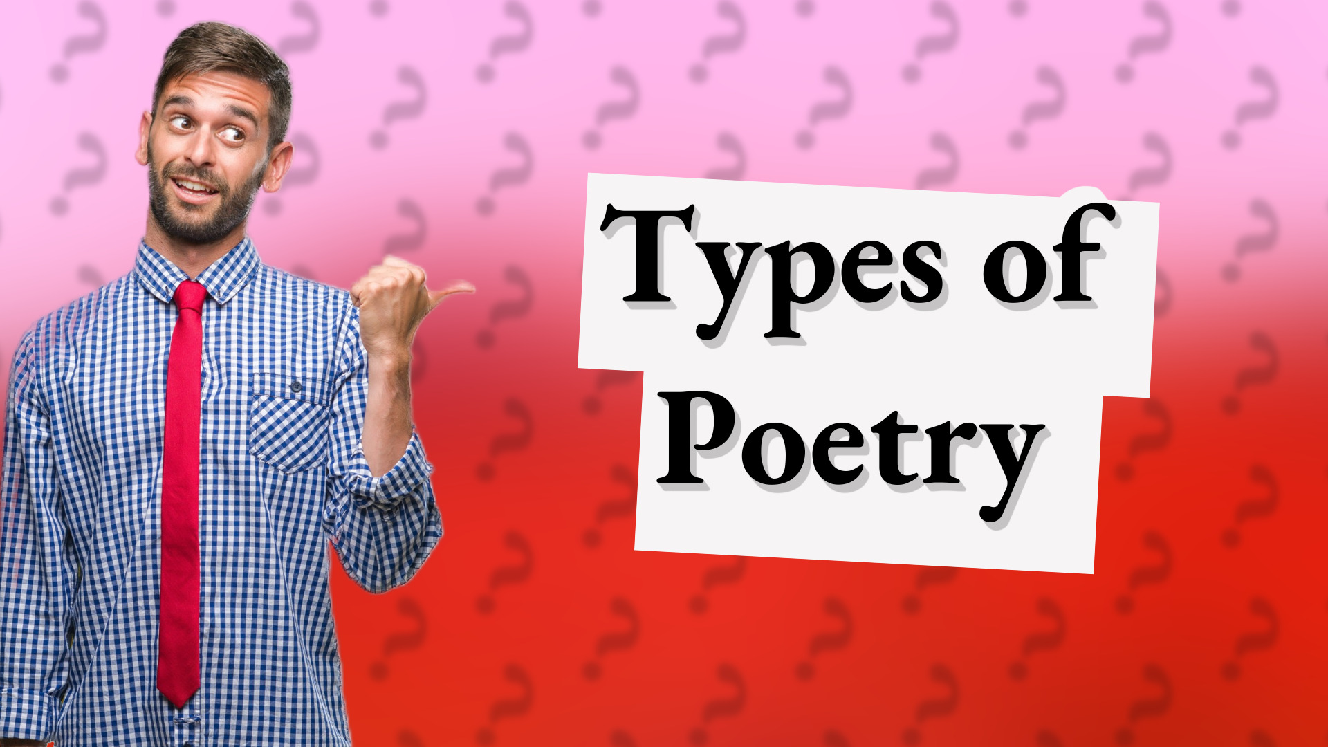 Types of Poetry