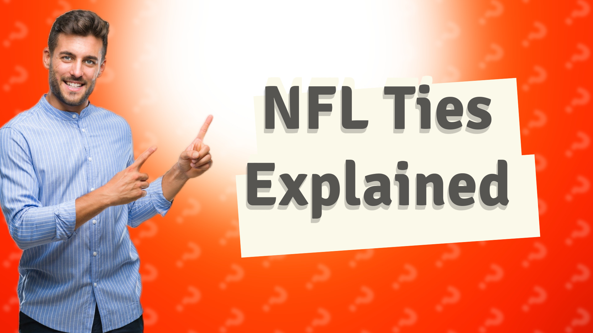 NFL Ties Explained