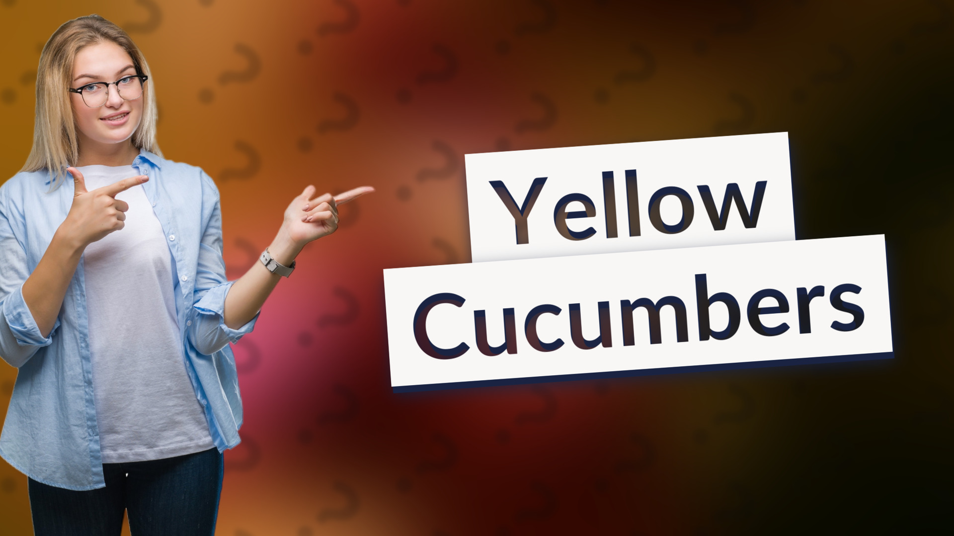 Yellow Cucumbers