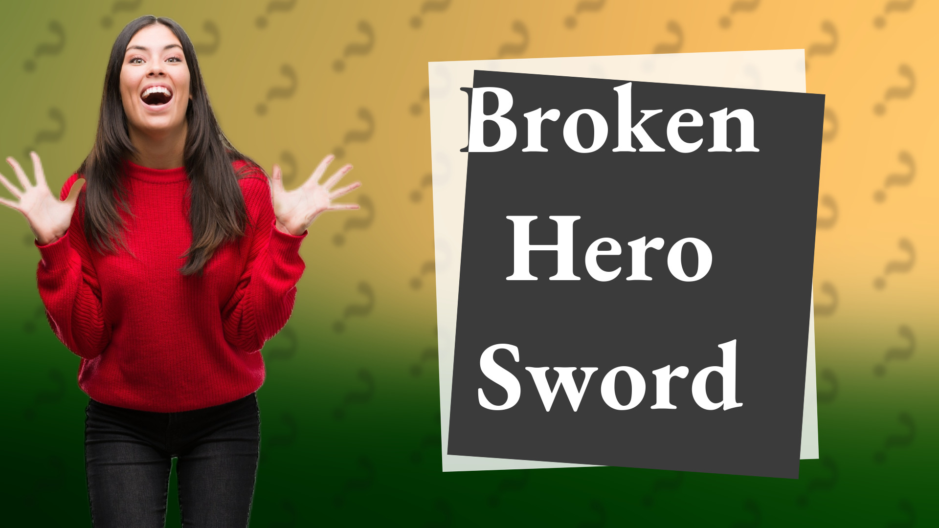 Broken Hero Sword