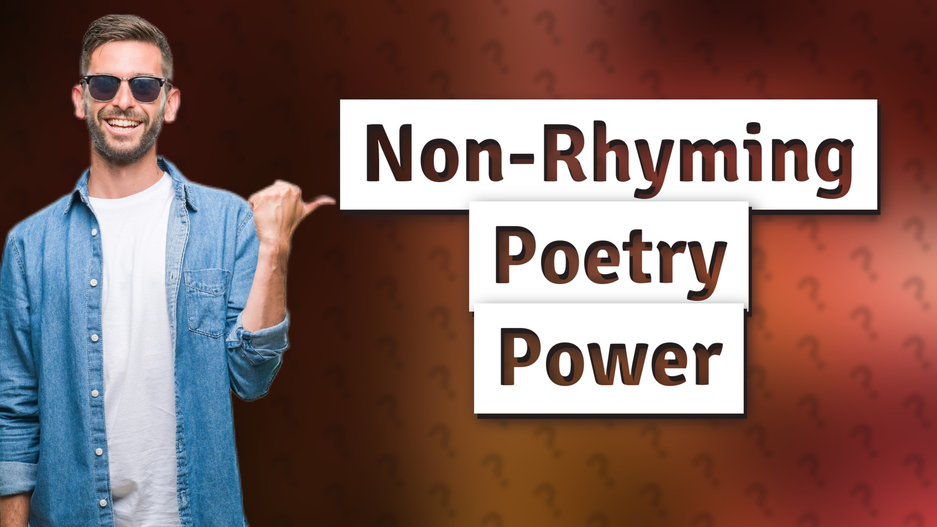 Non-Rhyming Poetry Power