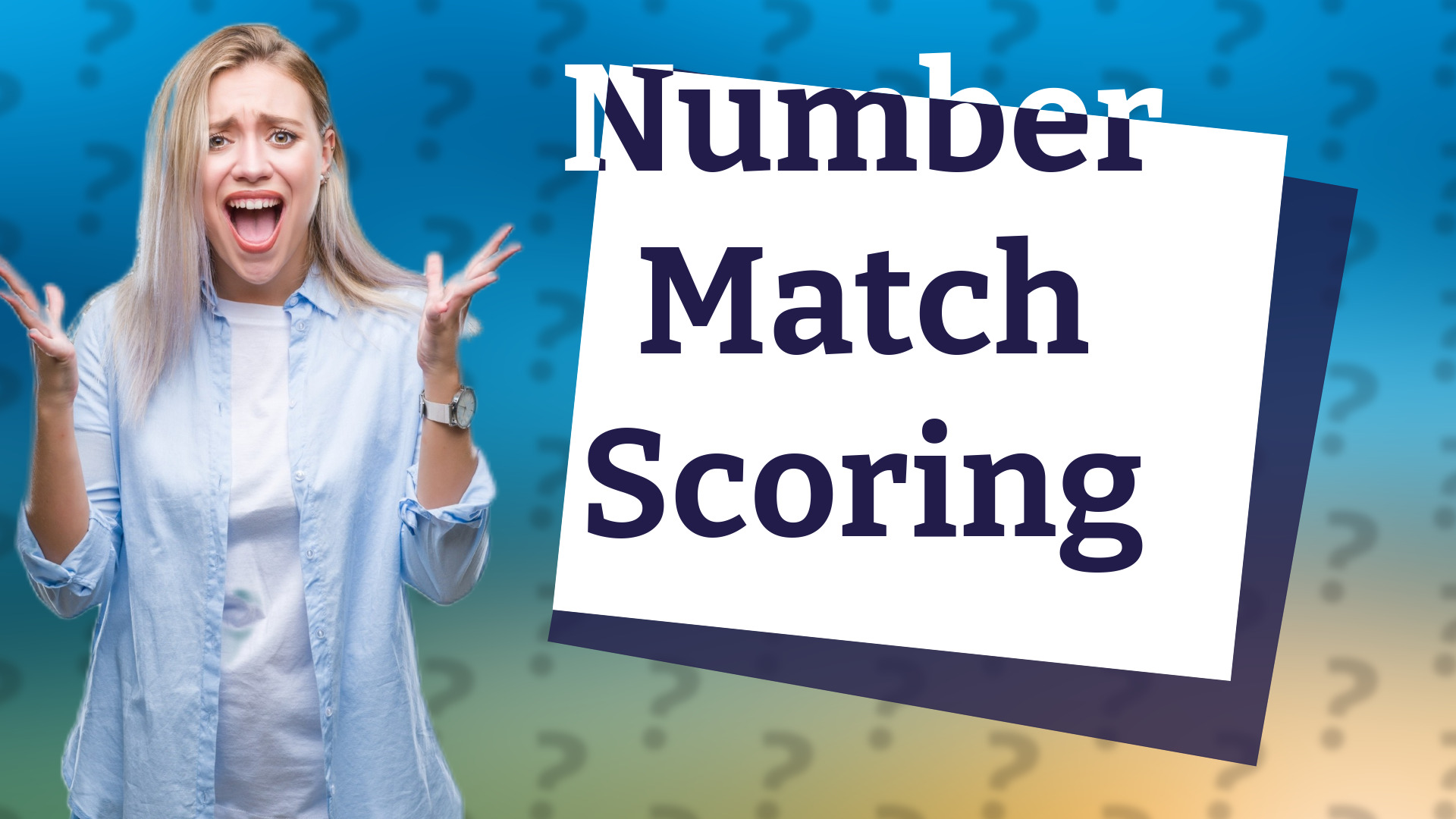 Number Match Scoring