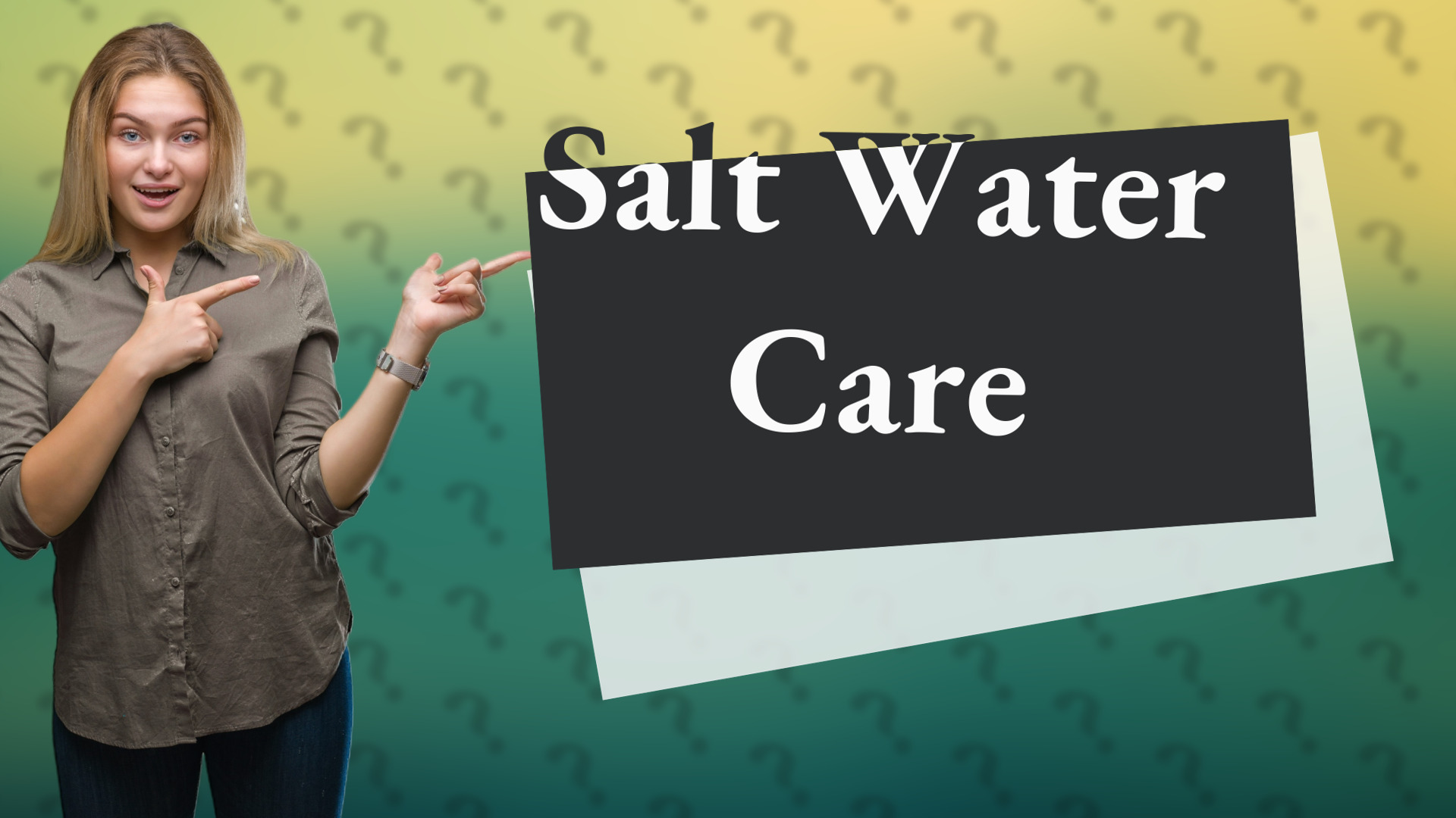 Salt Water Care