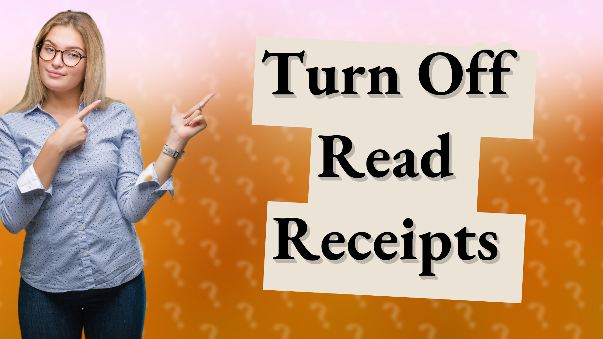 Turn Off Read Receipts