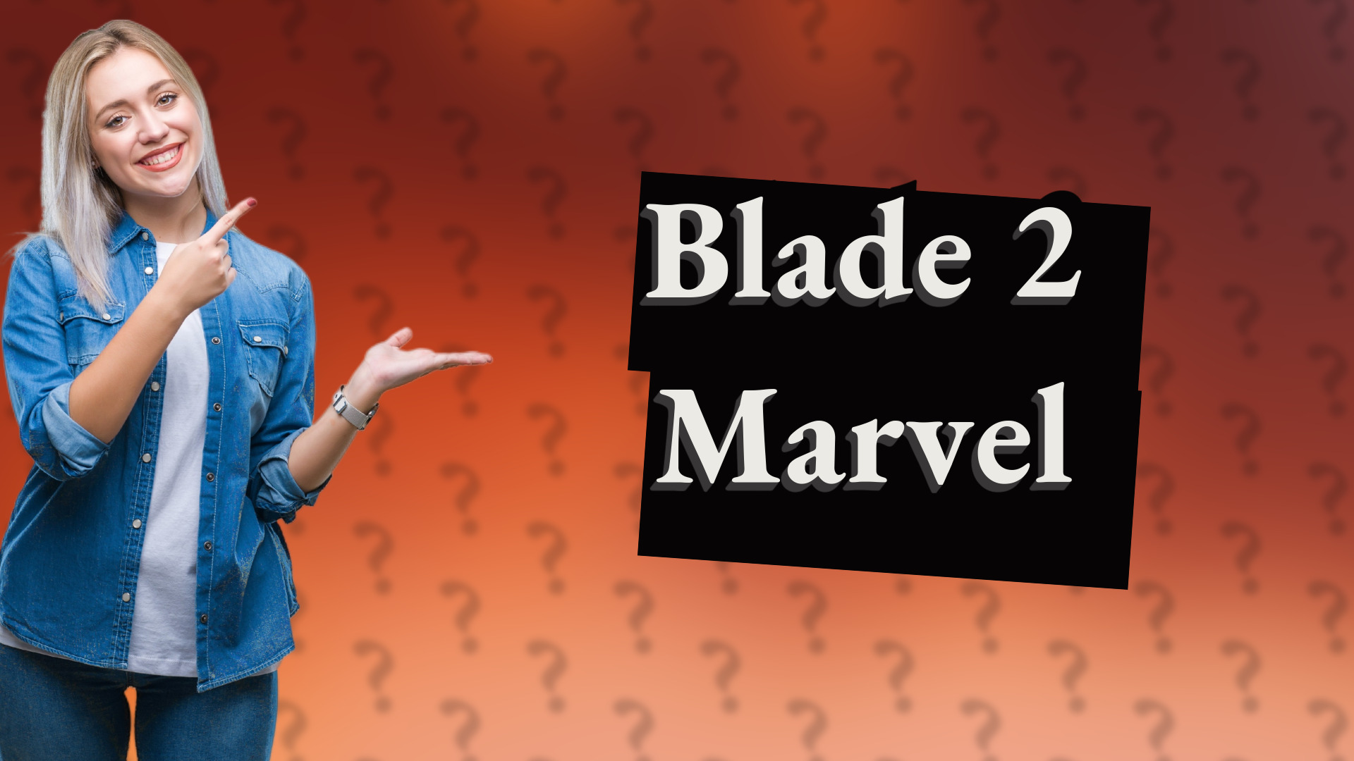 Blade 2 Marvel