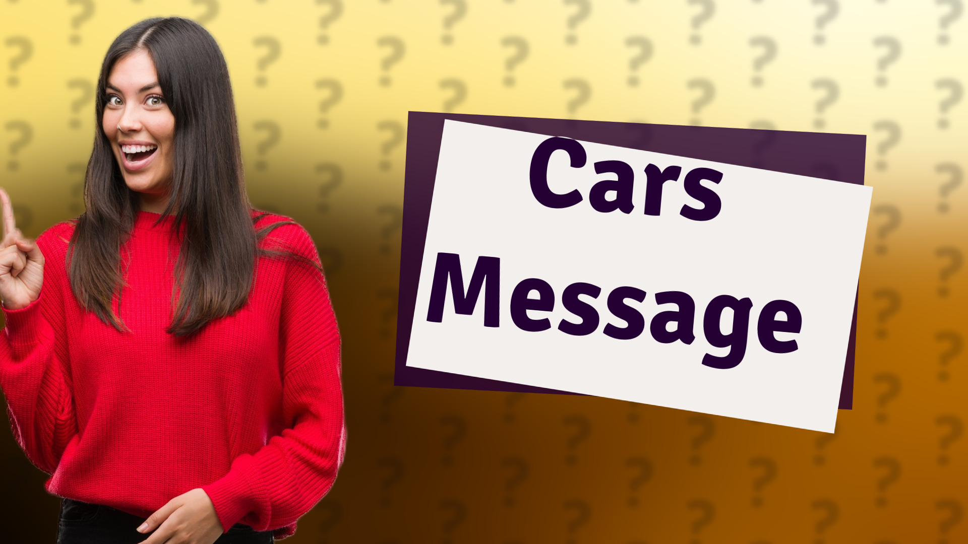 Cars Message