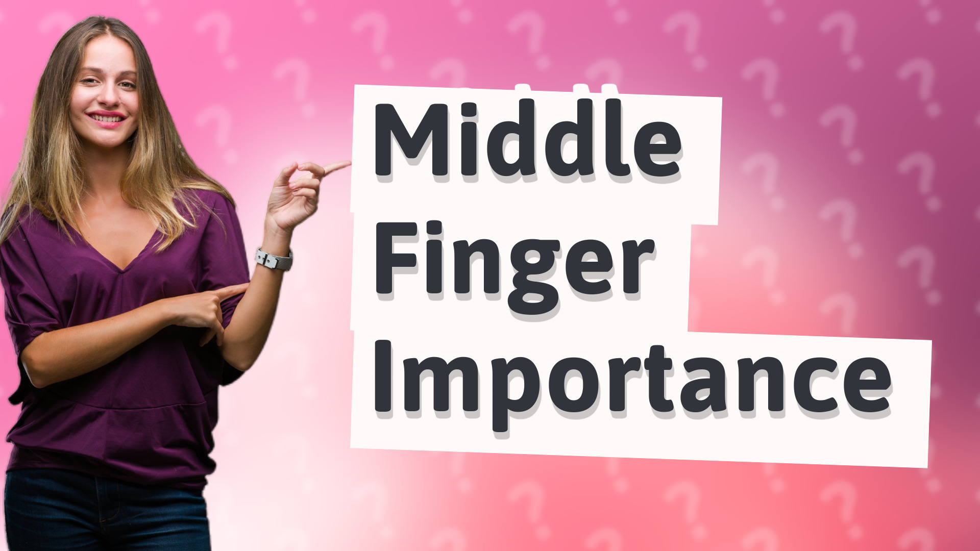 Middle Finger Importance