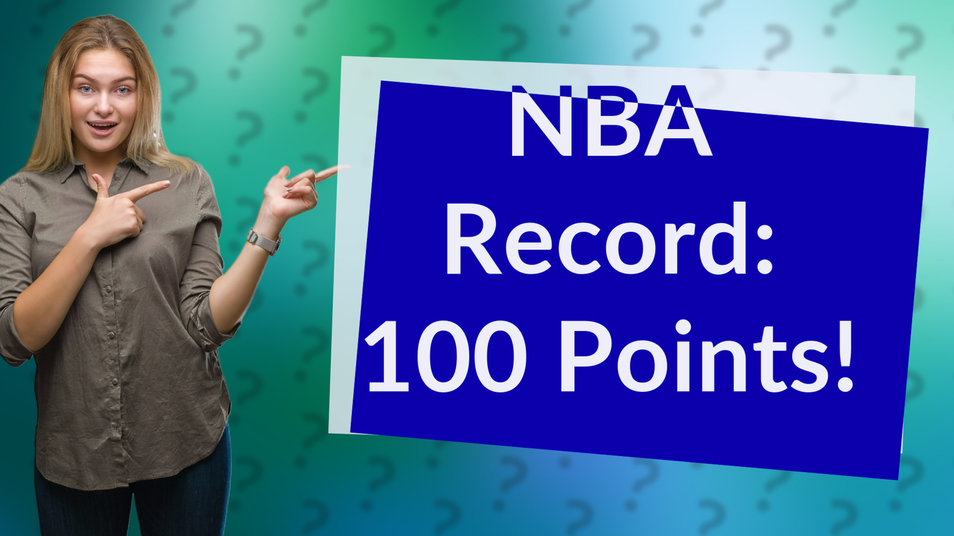 NBA Record: 100 Points!