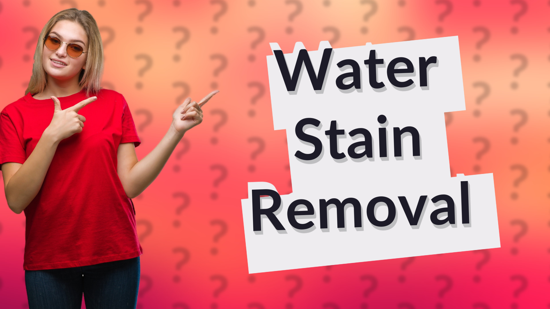 Water Stain Removal