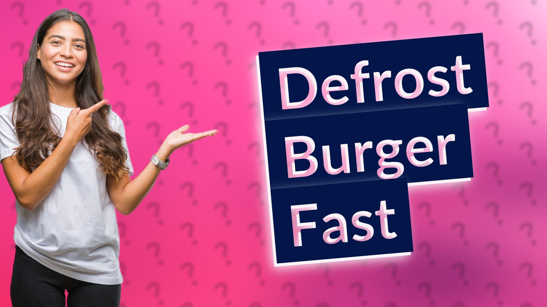 Defrost Burger Fast