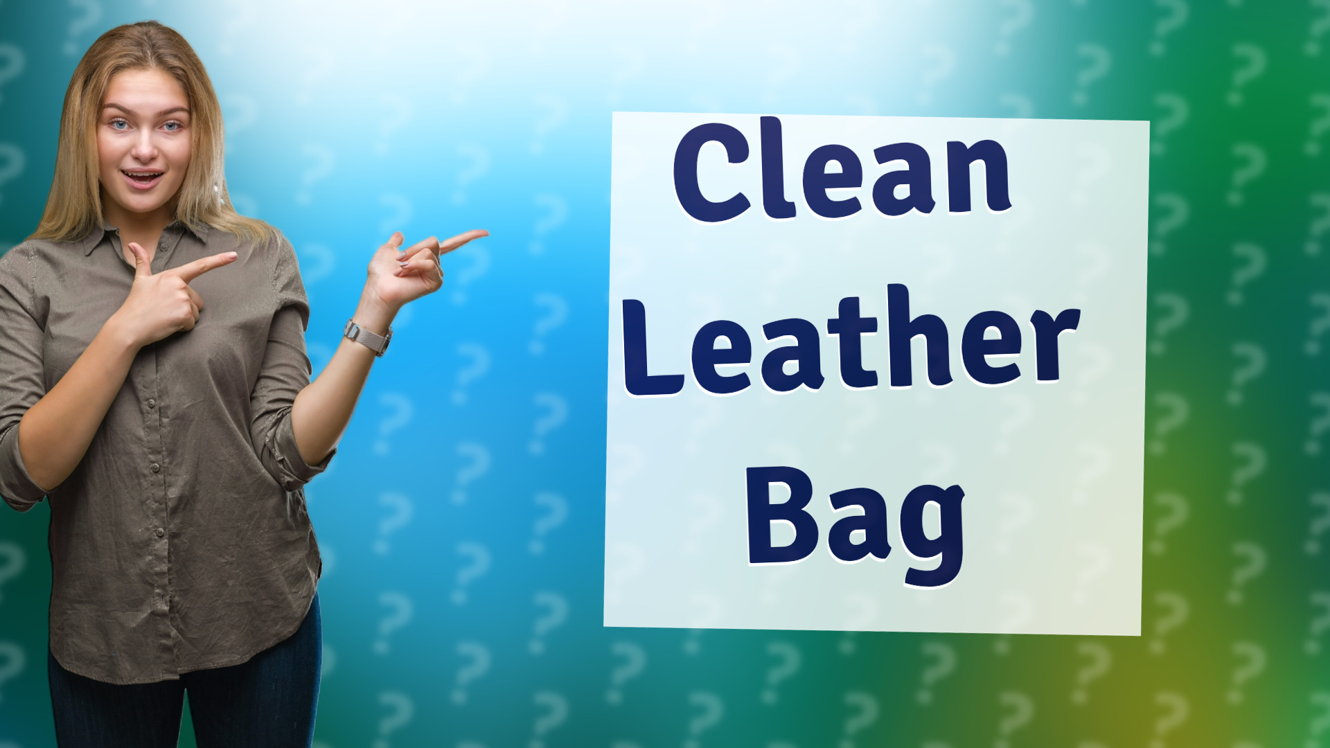 Clean Leather Bag