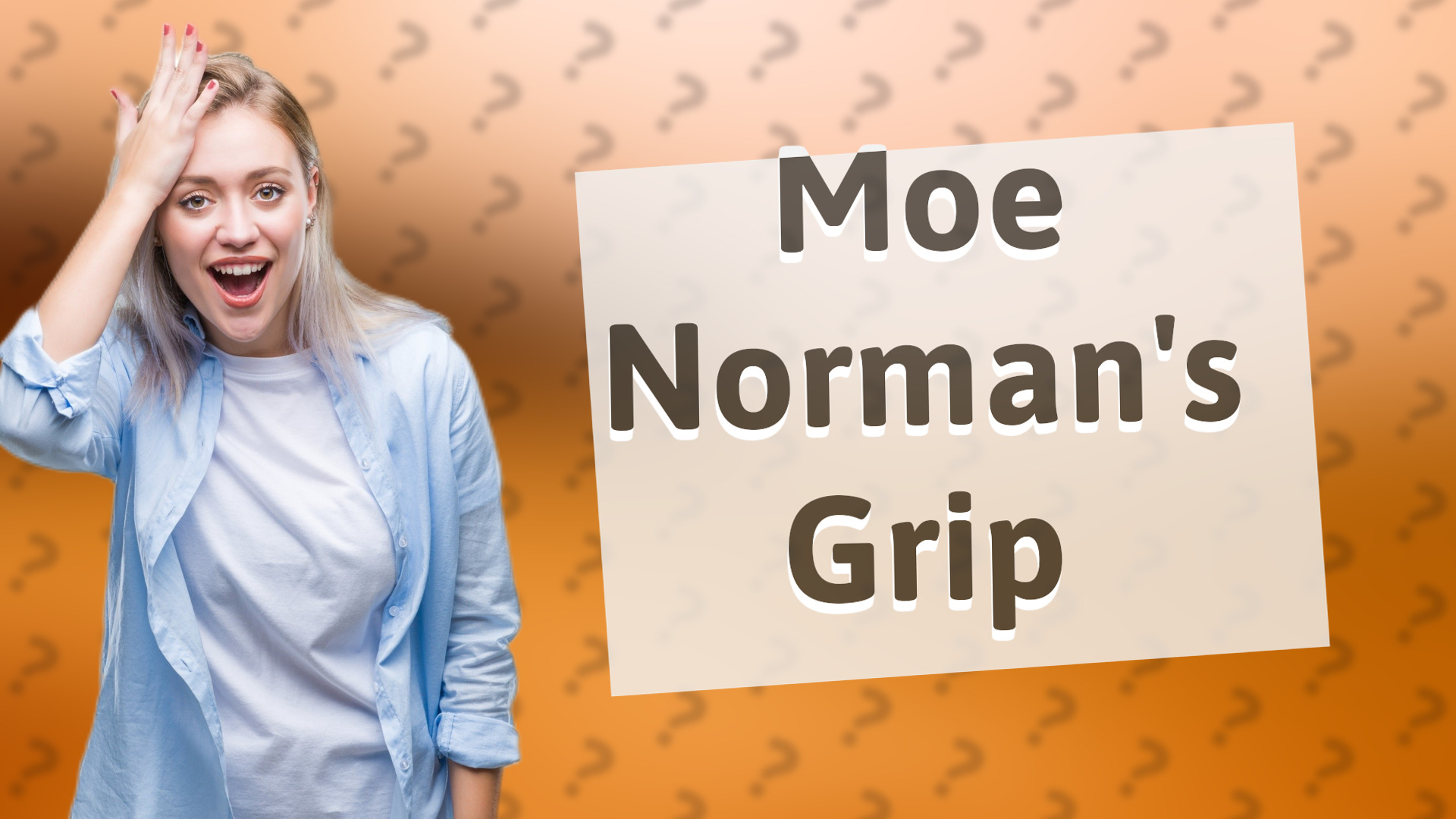 Moe Norman's Grip