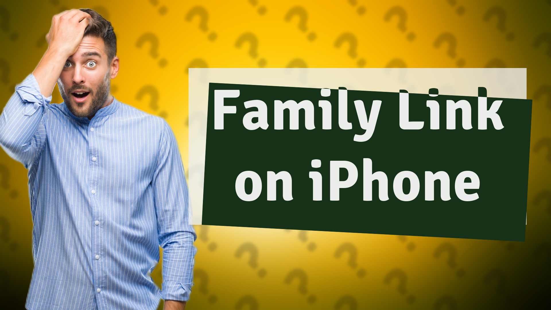 Family Link on iPhone
