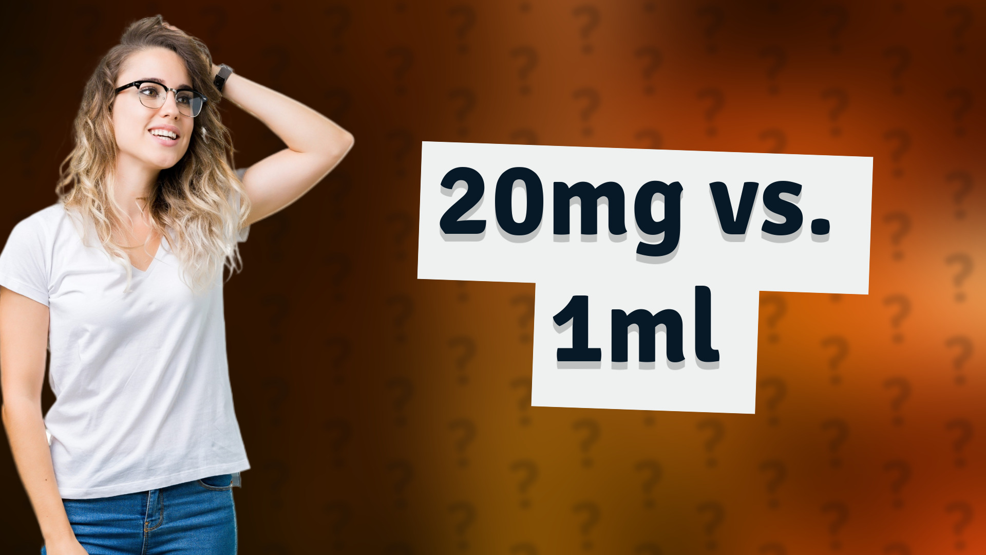 20mg vs. 1ml