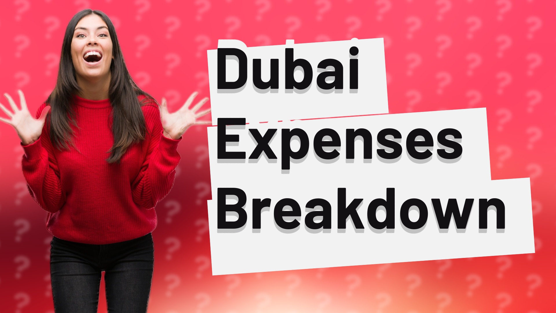 Dubai Expenses Breakdown