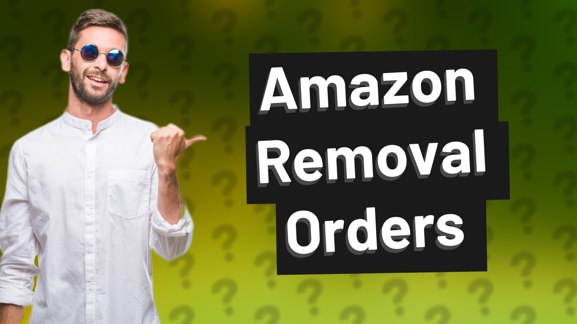 Amazon Removal Orders