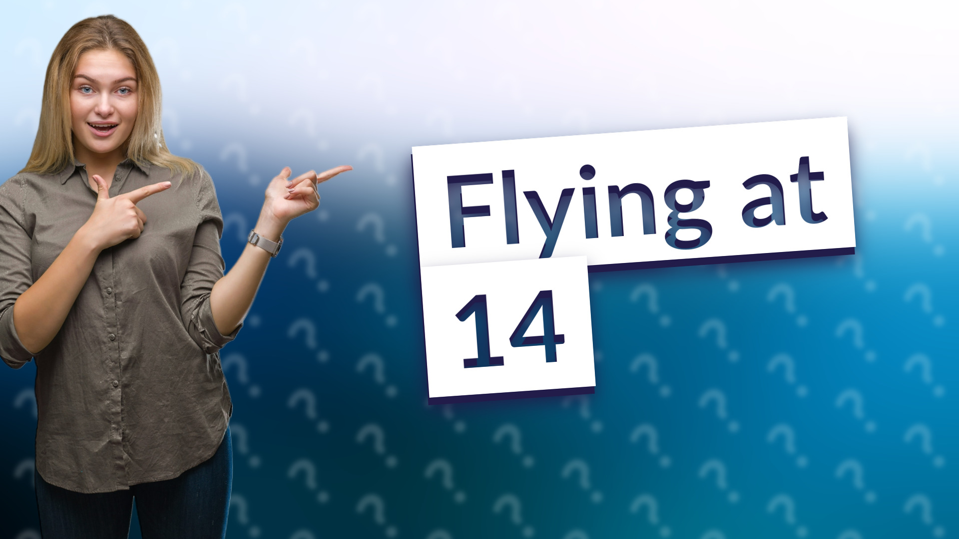 Flying at 14