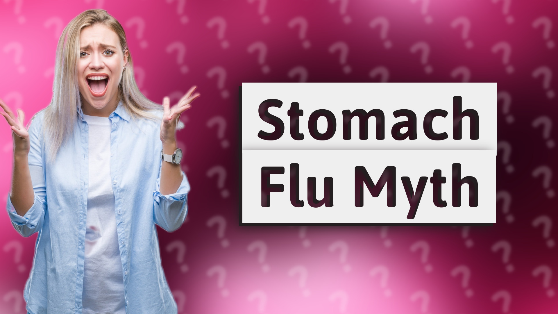 Stomach Flu Myth