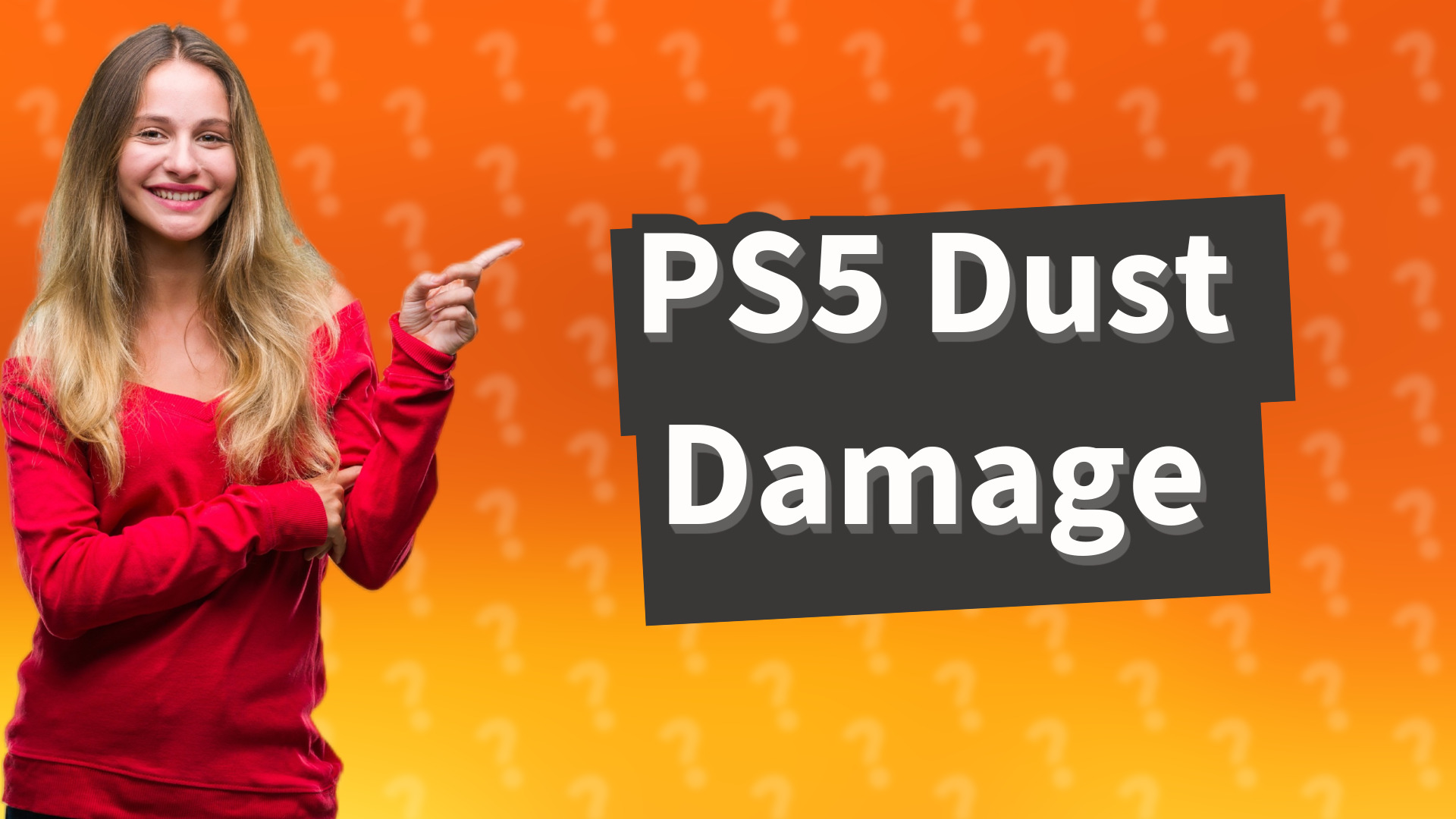 PS5 Dust Damage